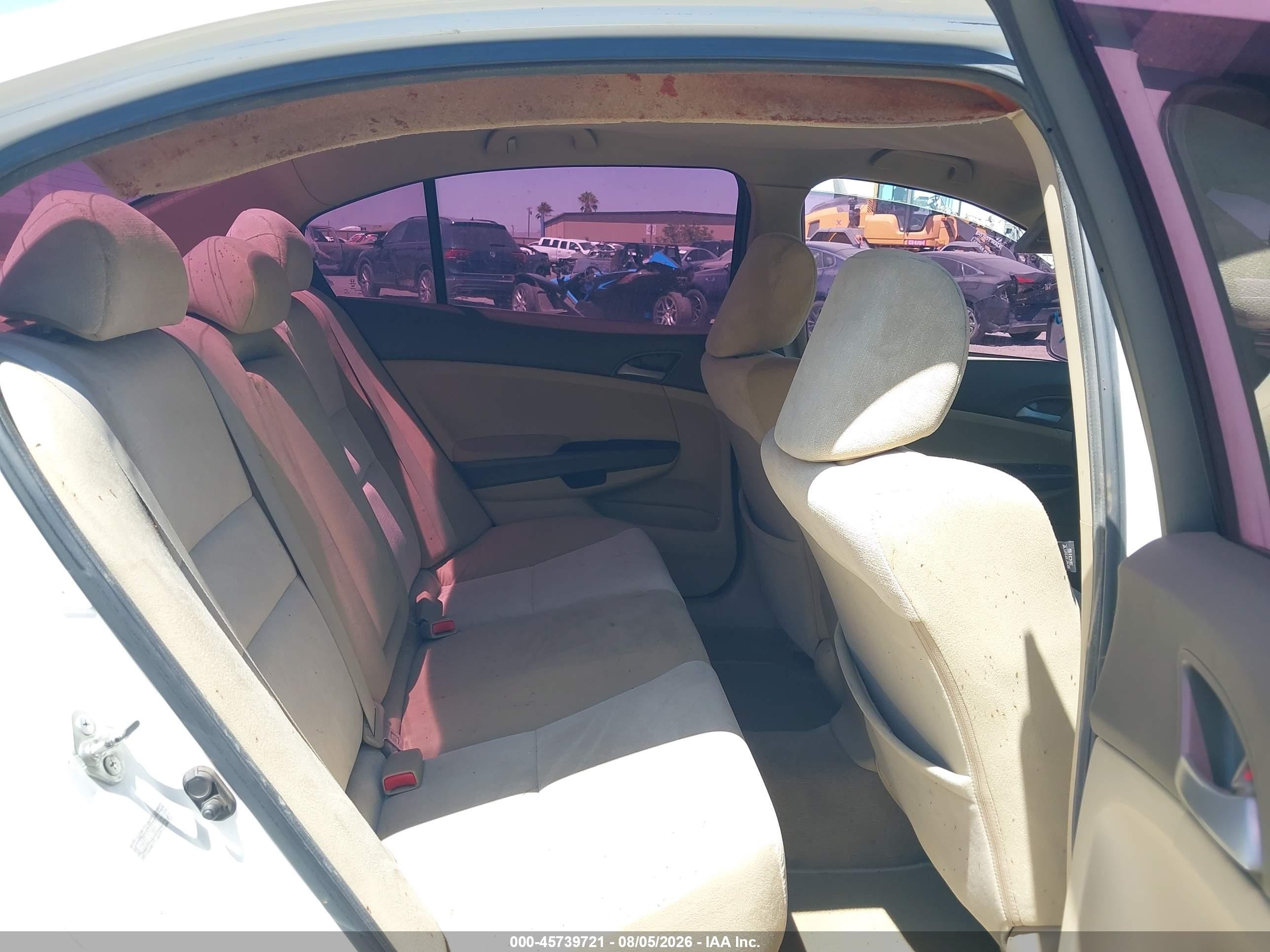 2010 Honda Accord 2.4 Lx Белый vin: 1HGCP2F36AA170060