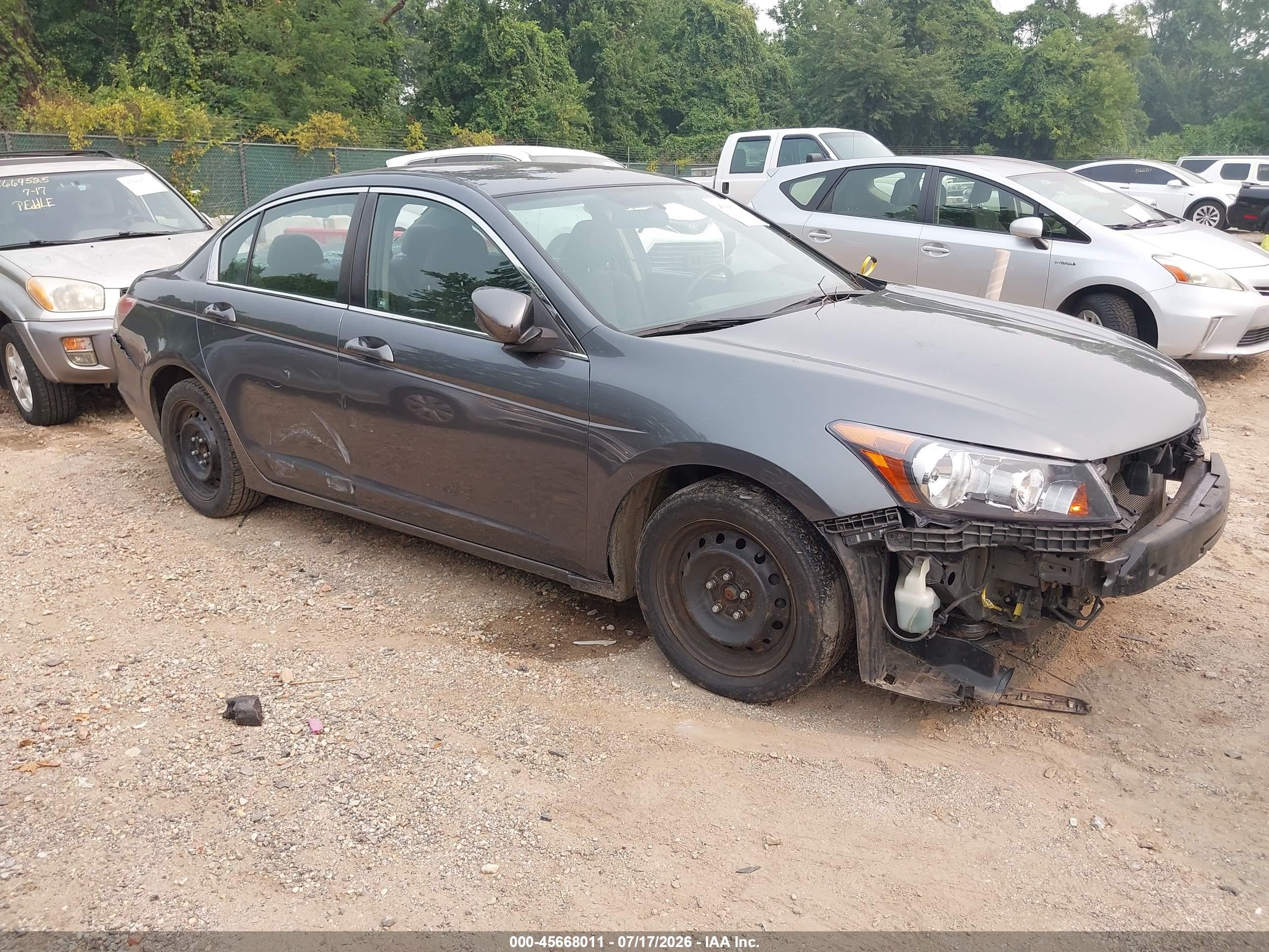 2010 Honda Accord 2.4 Lx Gray vin: 1HGCP2F36AA183021