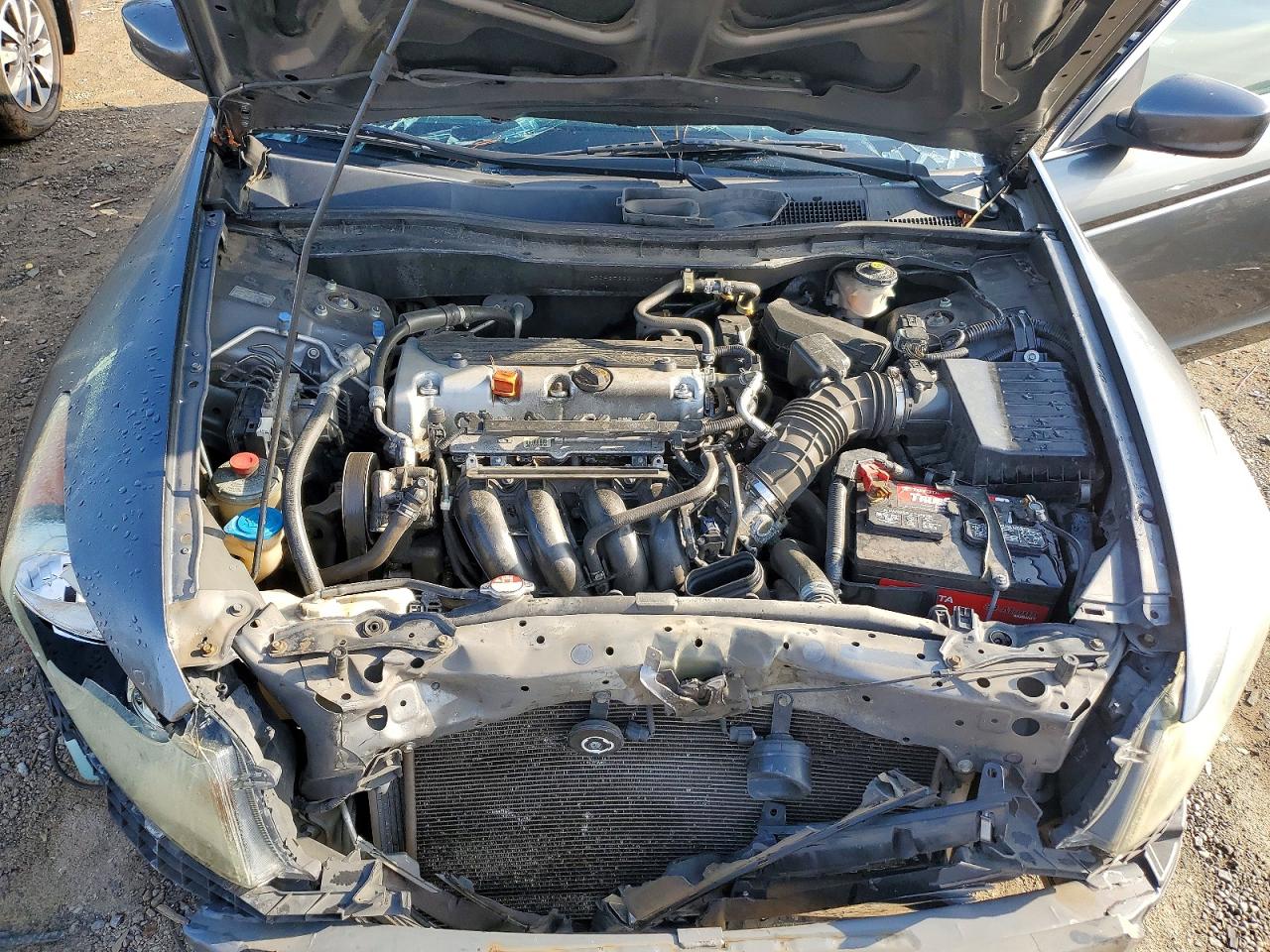 2011 Honda Accord Lx Gray vin: 1HGCP2F36BA010472