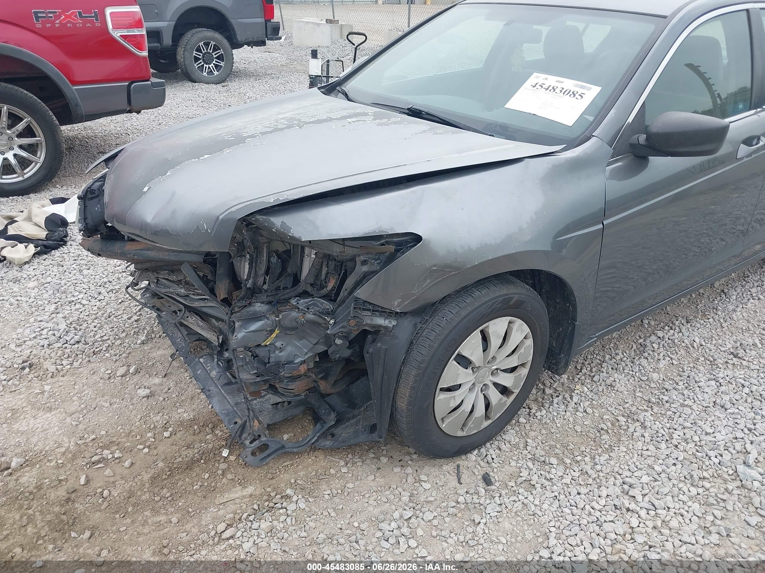 2011 Honda Accord 2.4 Lx Gray vin: 1HGCP2F36BA014960