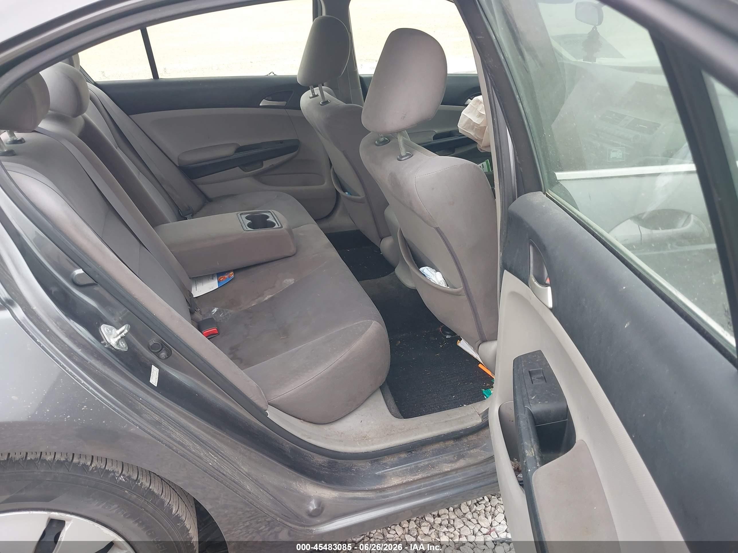 2011 Honda Accord 2.4 Lx Gray vin: 1HGCP2F36BA014960