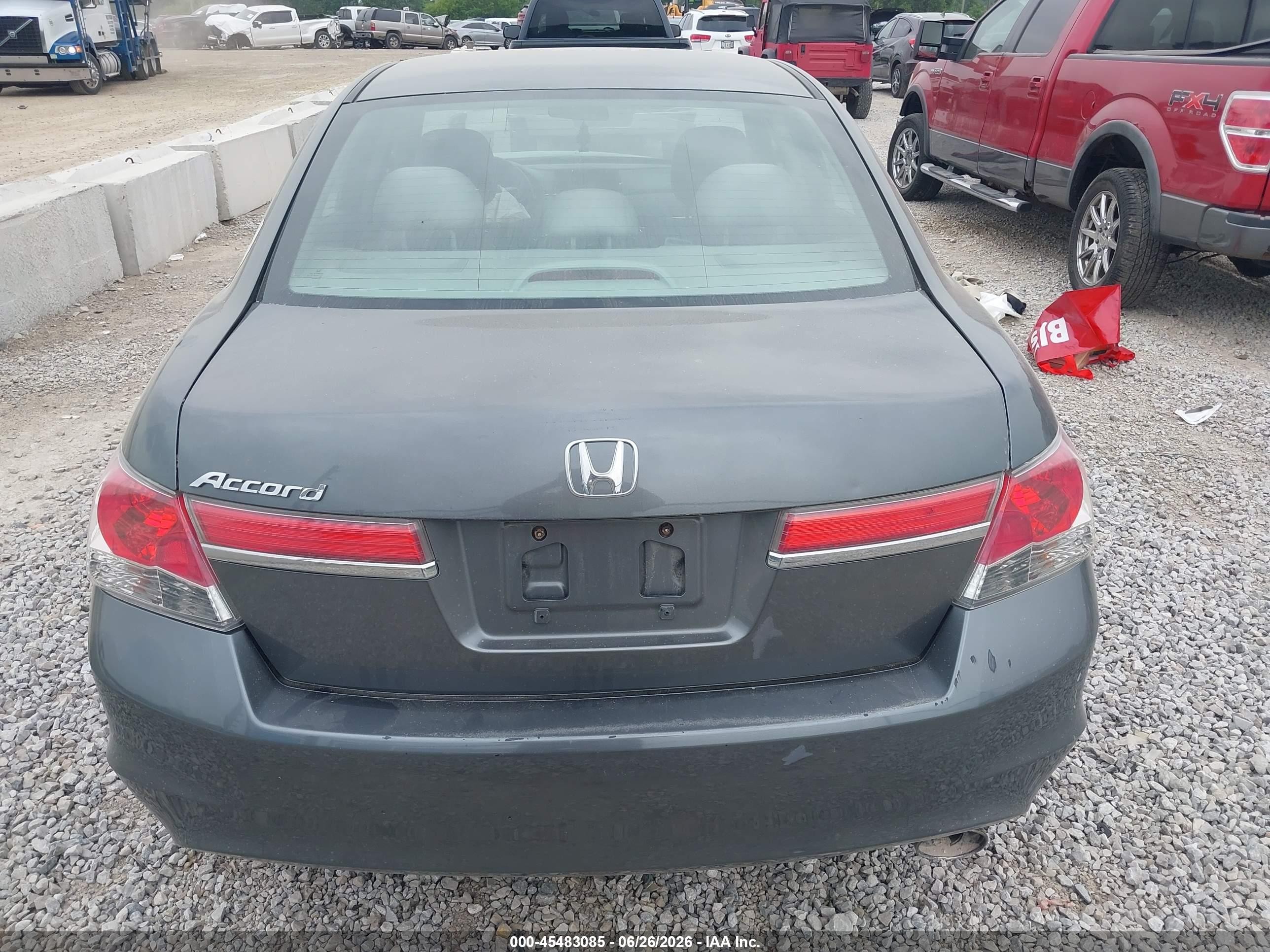 2011 Honda Accord 2.4 Lx Gray vin: 1HGCP2F36BA014960
