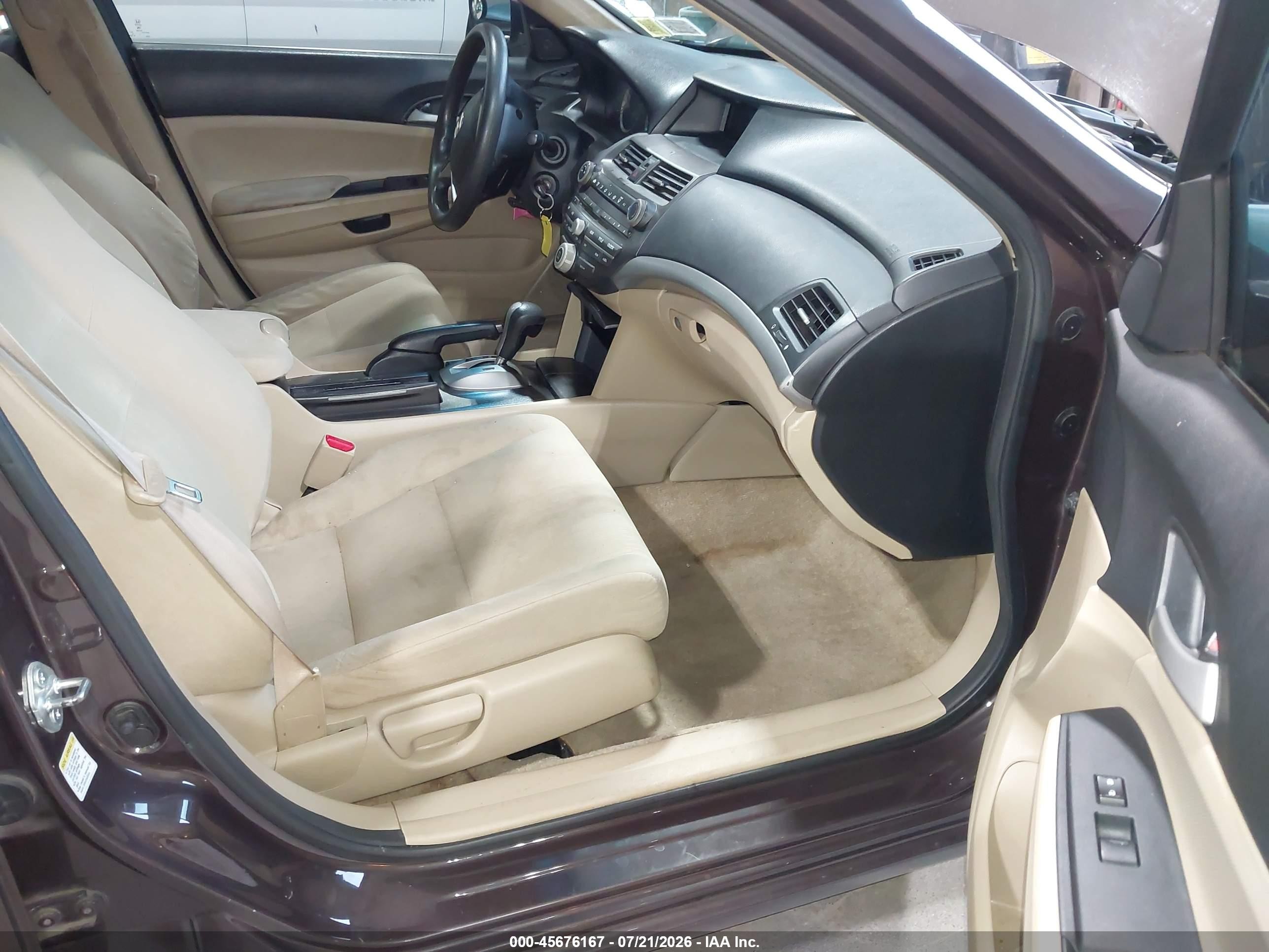 2011 Honda Accord 2.4 Lx Brown vin: 1HGCP2F36BA015316