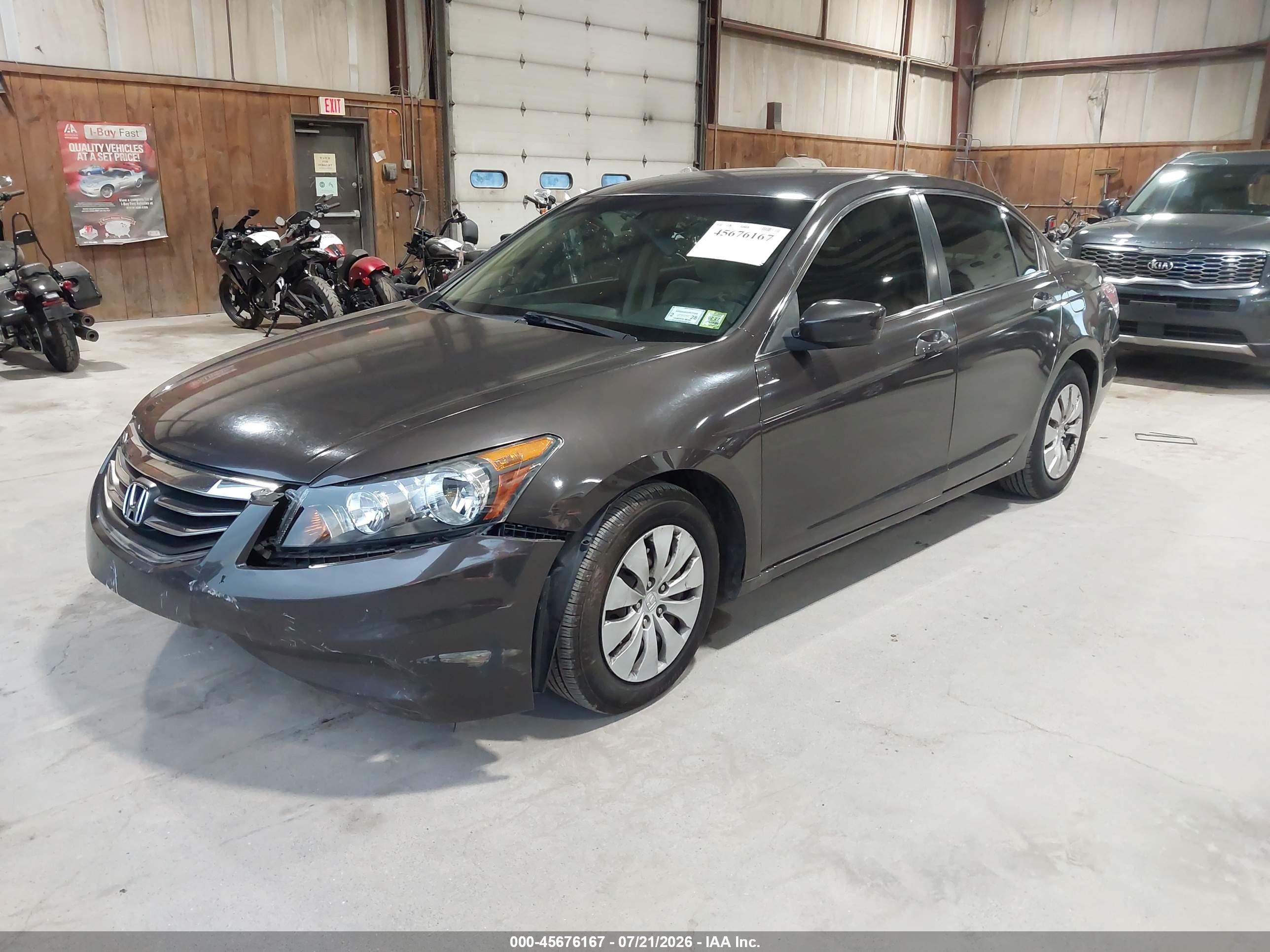 2011 Honda Accord 2.4 Lx Brown vin: 1HGCP2F36BA015316