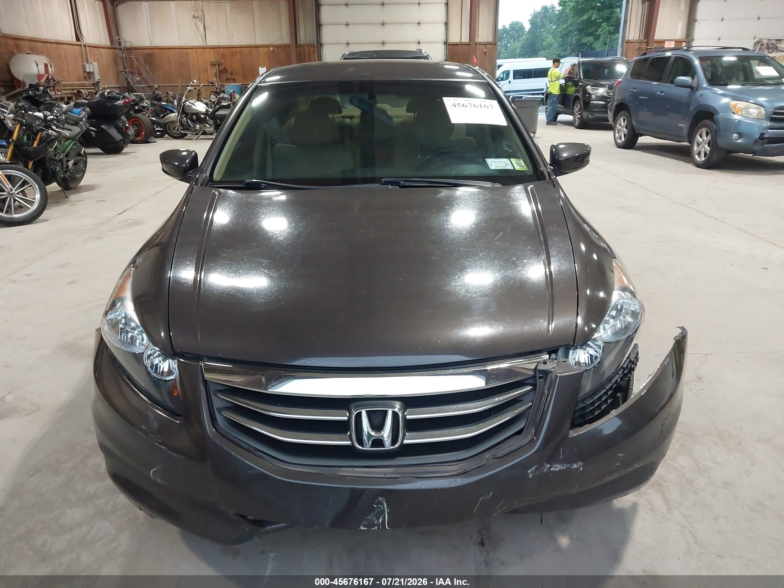 2011 Honda Accord 2.4 Lx Brown vin: 1HGCP2F36BA015316