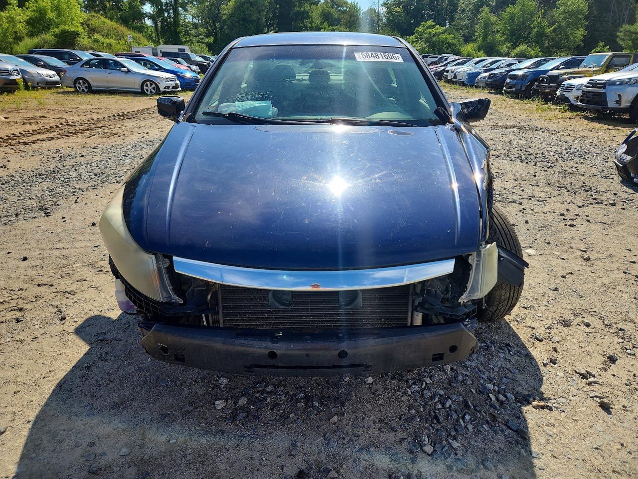 2011 Honda Accord Lx Blue vin: 1HGCP2F36BA052995