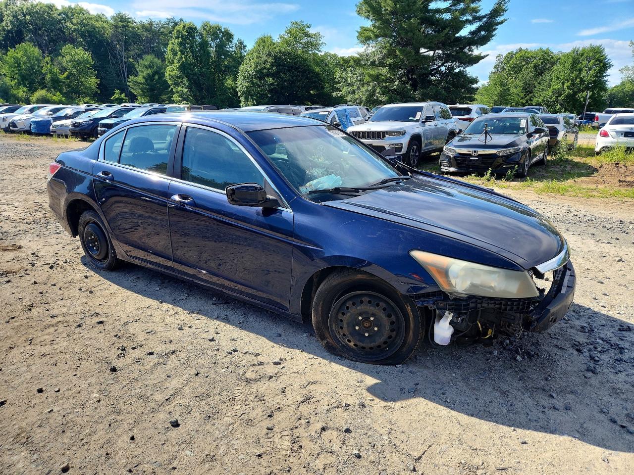 2011 Honda Accord Lx Blue vin: 1HGCP2F36BA052995