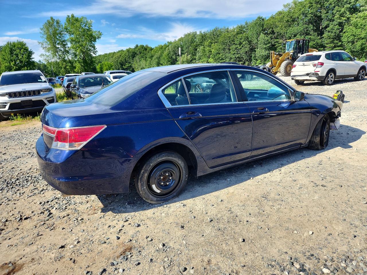 2011 Honda Accord Lx Blue vin: 1HGCP2F36BA052995