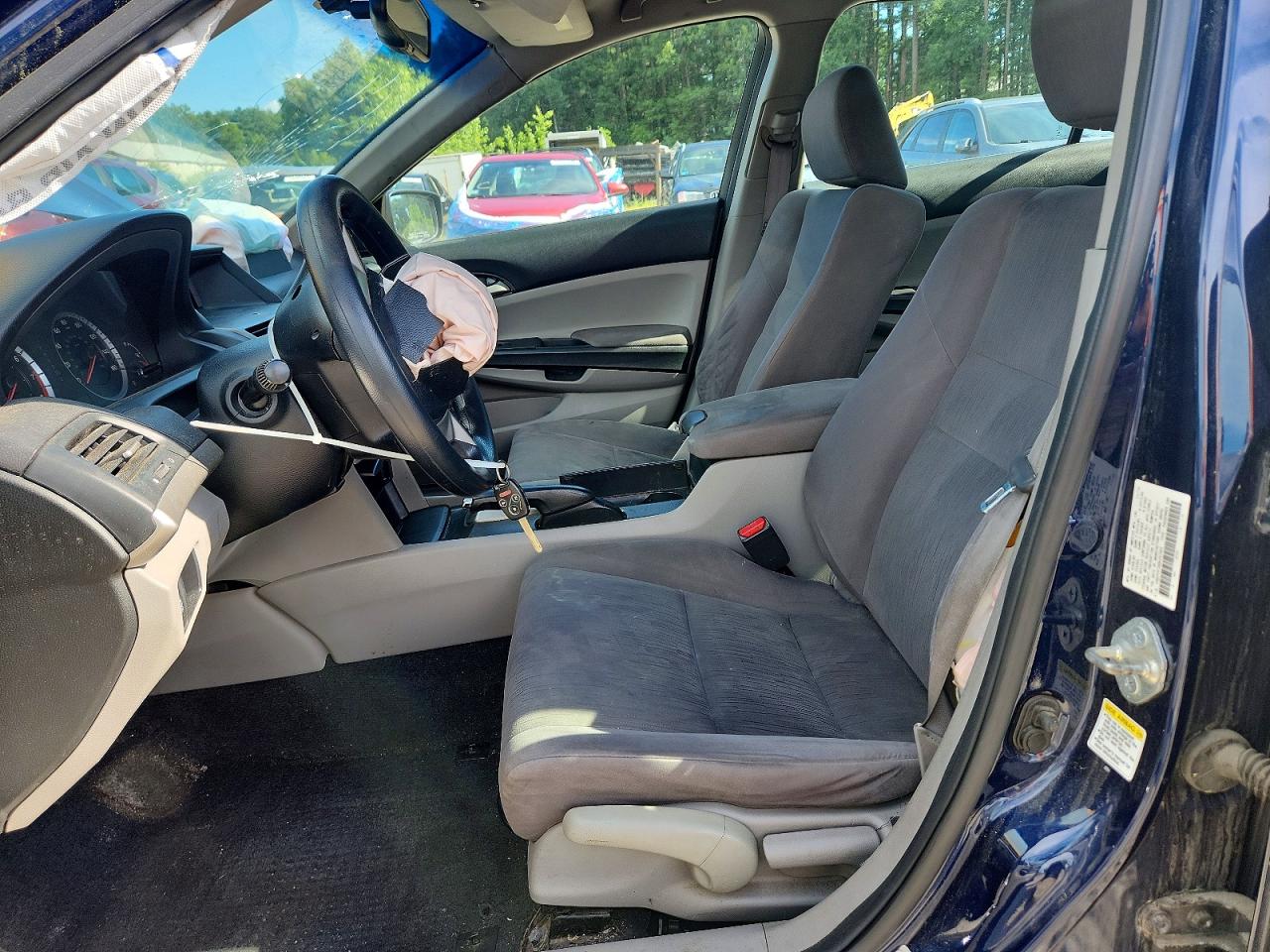 2011 Honda Accord Lx Blue vin: 1HGCP2F36BA052995