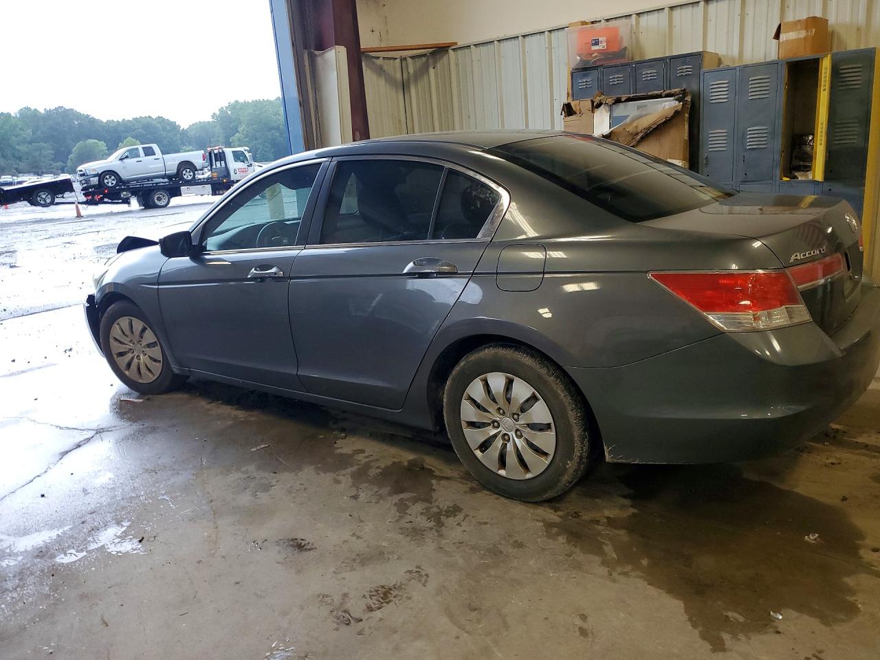 2011 Honda Accord Lx Blue vin: 1HGCP2F36BA080800