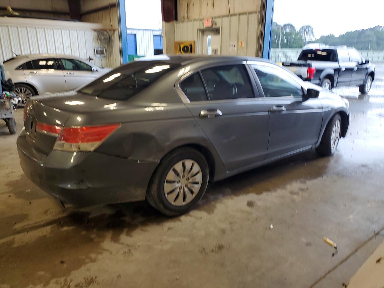 2011 Honda Accord Lx Blue vin: 1HGCP2F36BA080800