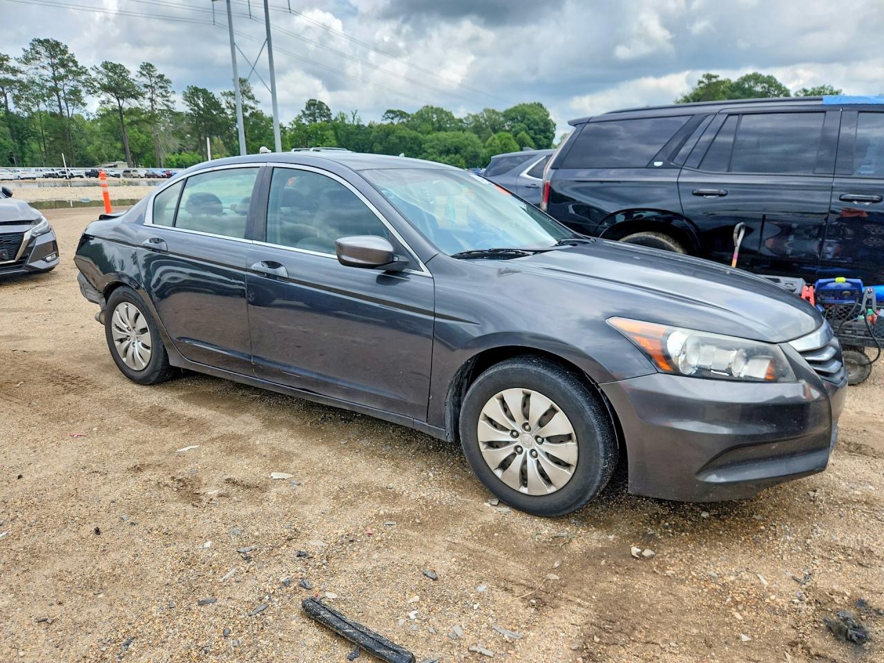 2011 Honda Accord Lx Gray vin: 1HGCP2F36BA110328