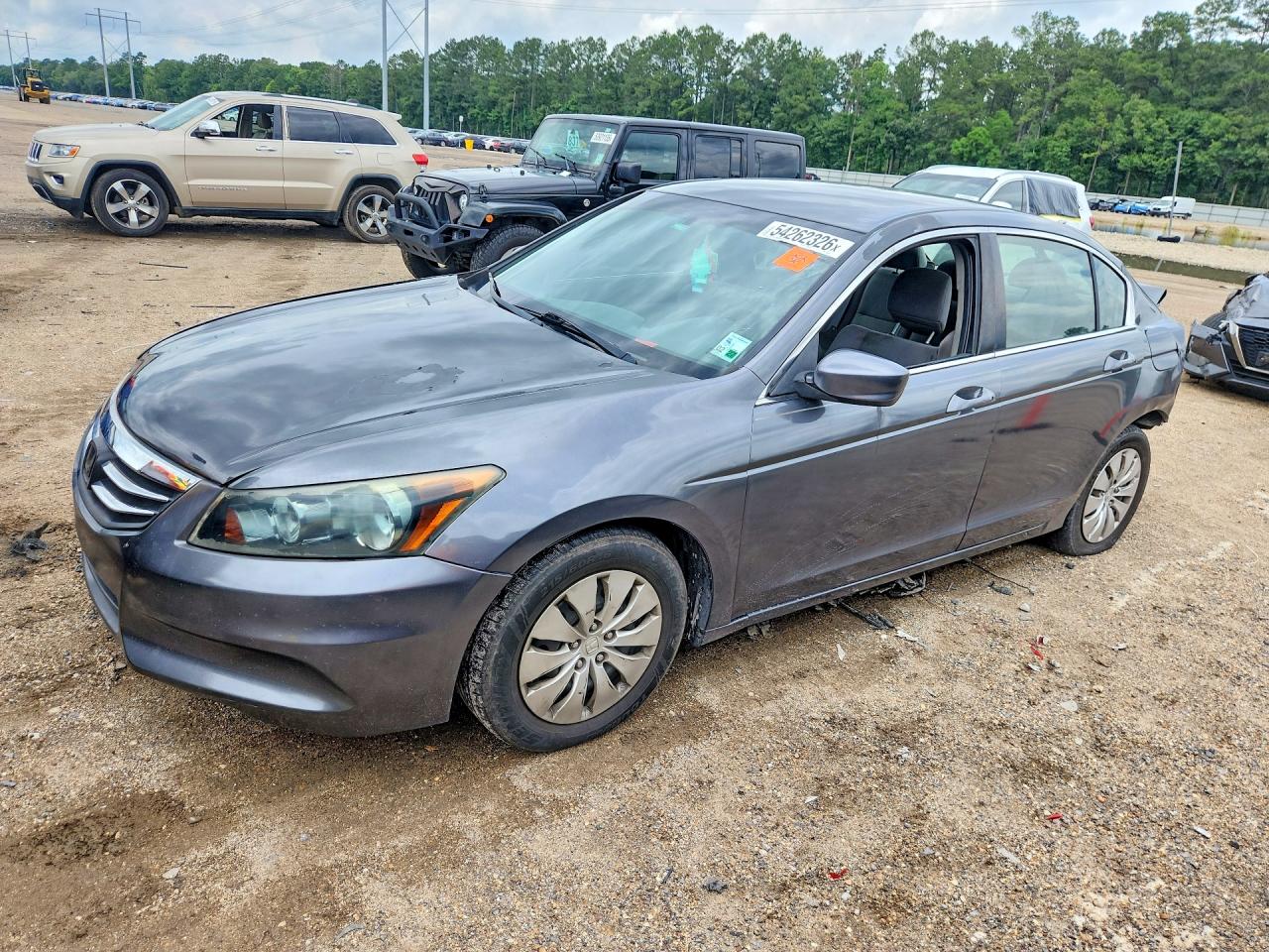 2011 Honda Accord Lx Gray vin: 1HGCP2F36BA110328