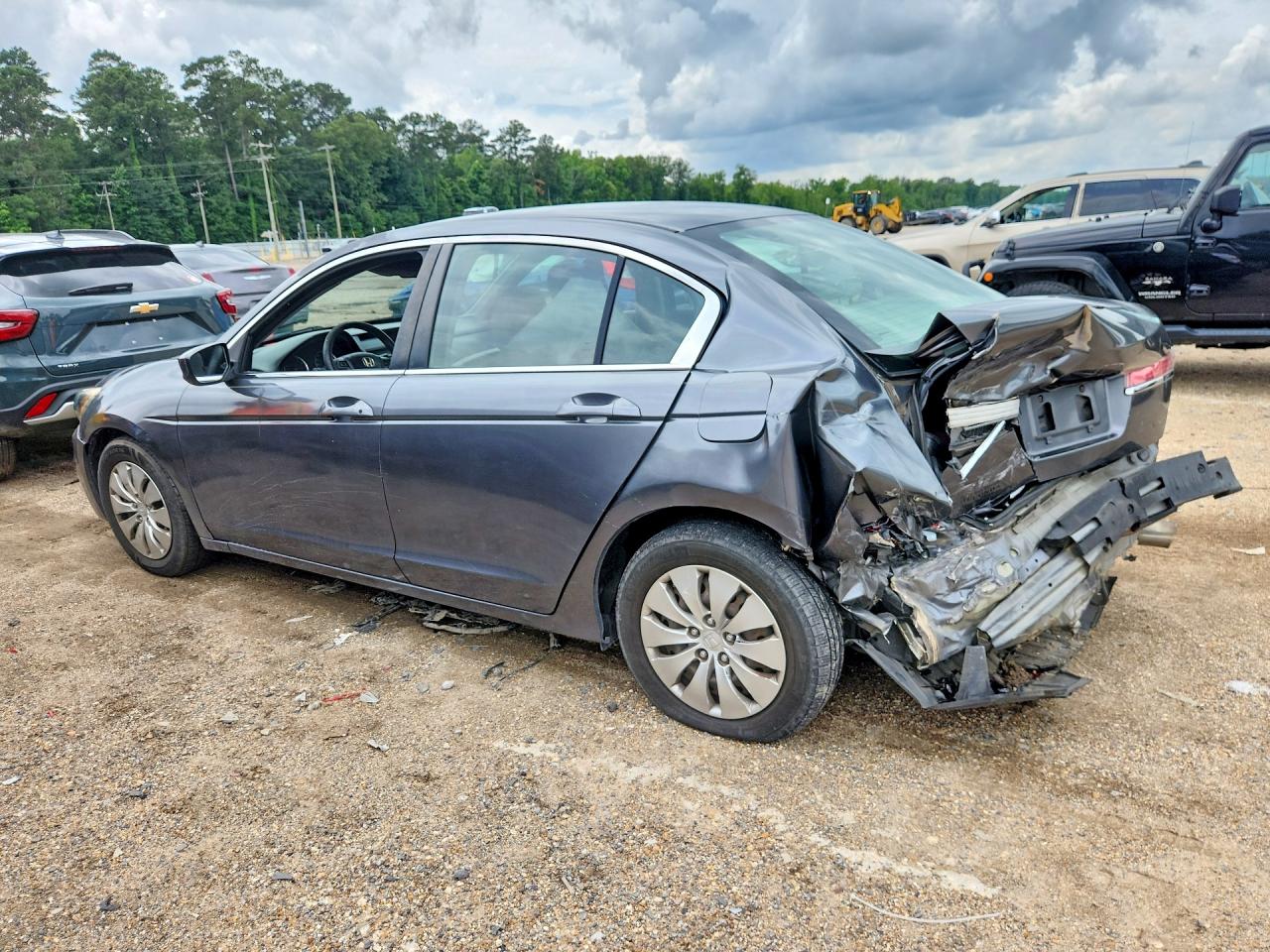 2011 Honda Accord Lx Gray vin: 1HGCP2F36BA110328