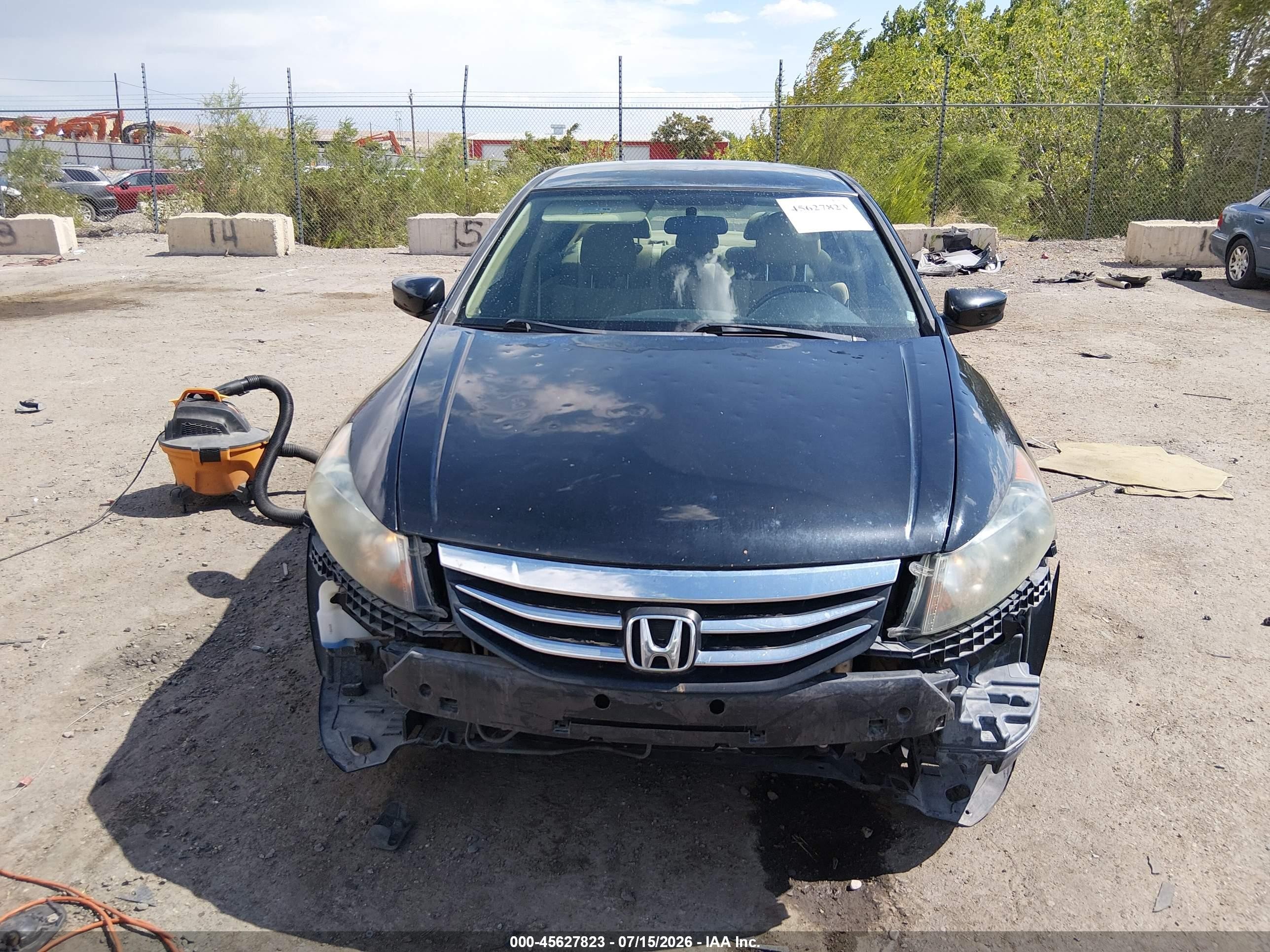 2012 Honda Accord 2.4 Lx Black vin: 1HGCP2F36CA024177