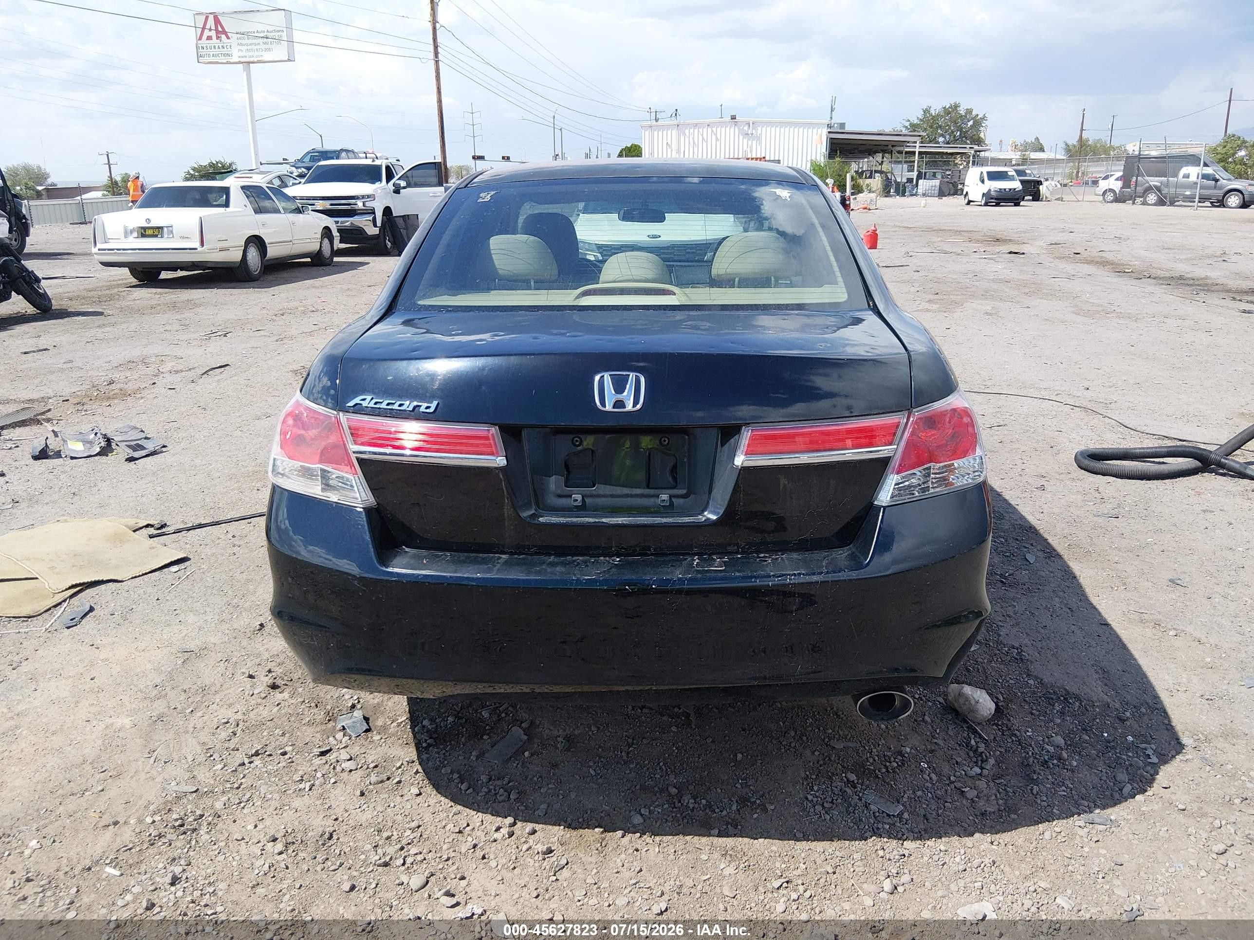 2012 Honda Accord 2.4 Lx Black vin: 1HGCP2F36CA024177