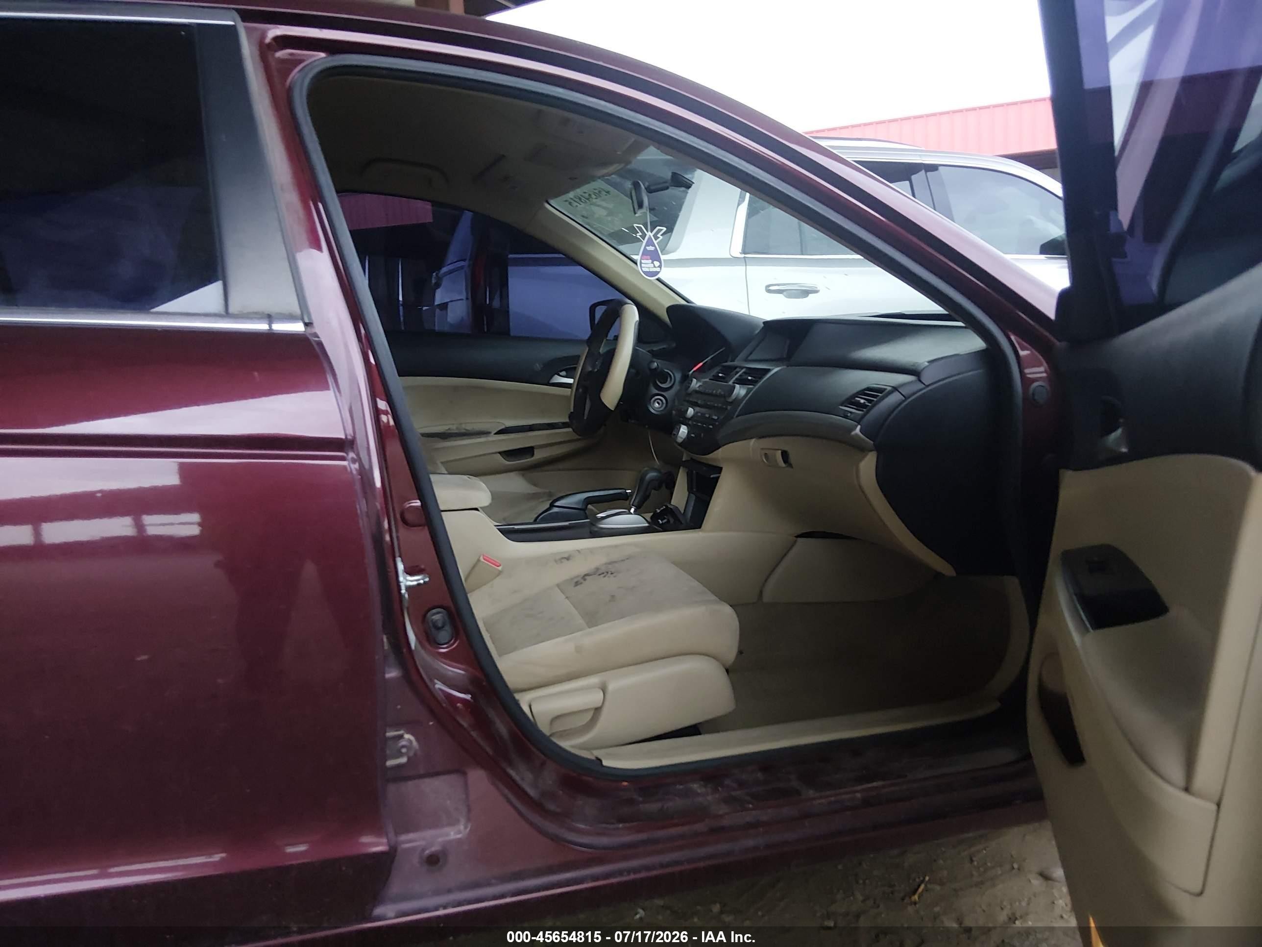 2012 Honda Accord Sdn Lx Maroon vin: 1HGCP2F36CA095511