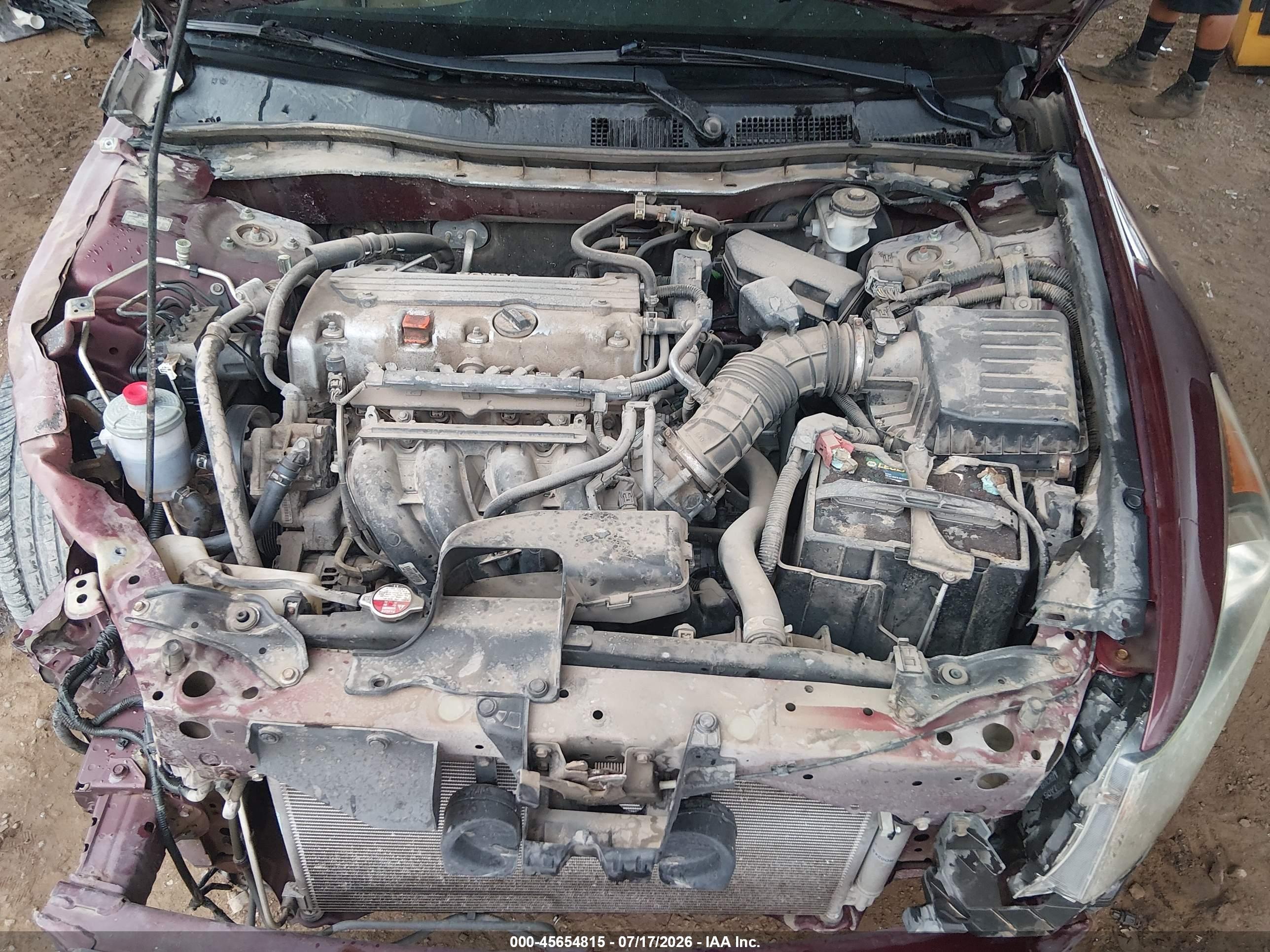 2012 Honda Accord Sdn Lx Maroon vin: 1HGCP2F36CA095511