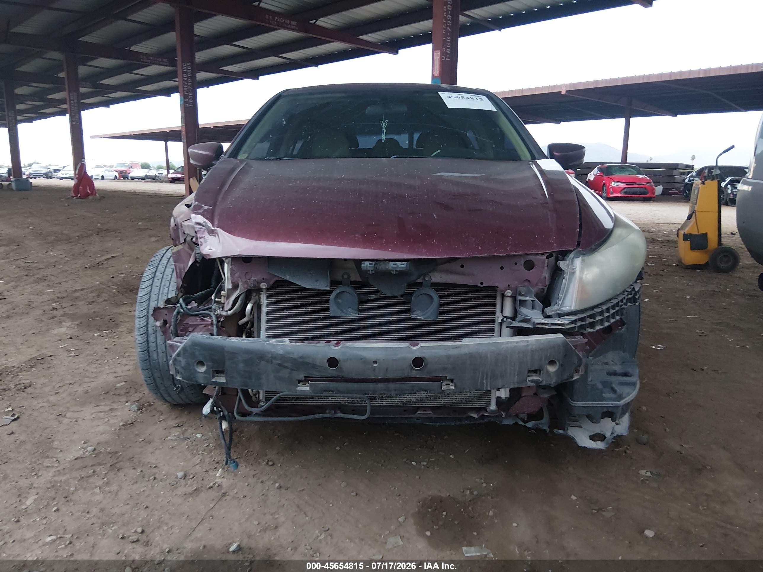 2012 Honda Accord Sdn Lx Maroon vin: 1HGCP2F36CA095511