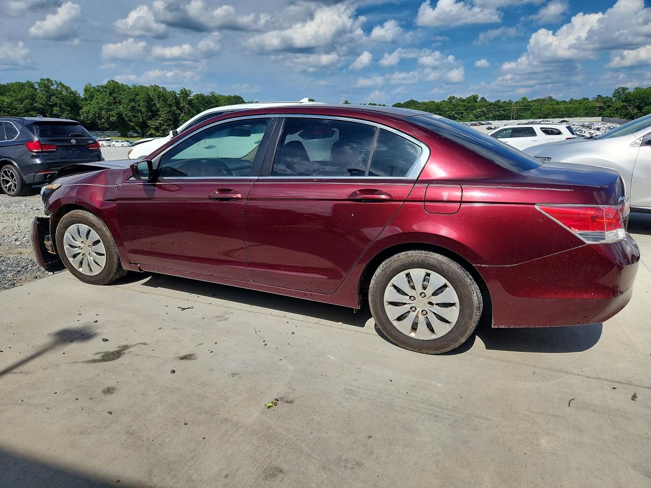 2012 Honda Accord Lx Burgundy vin: 1HGCP2F36CA104806