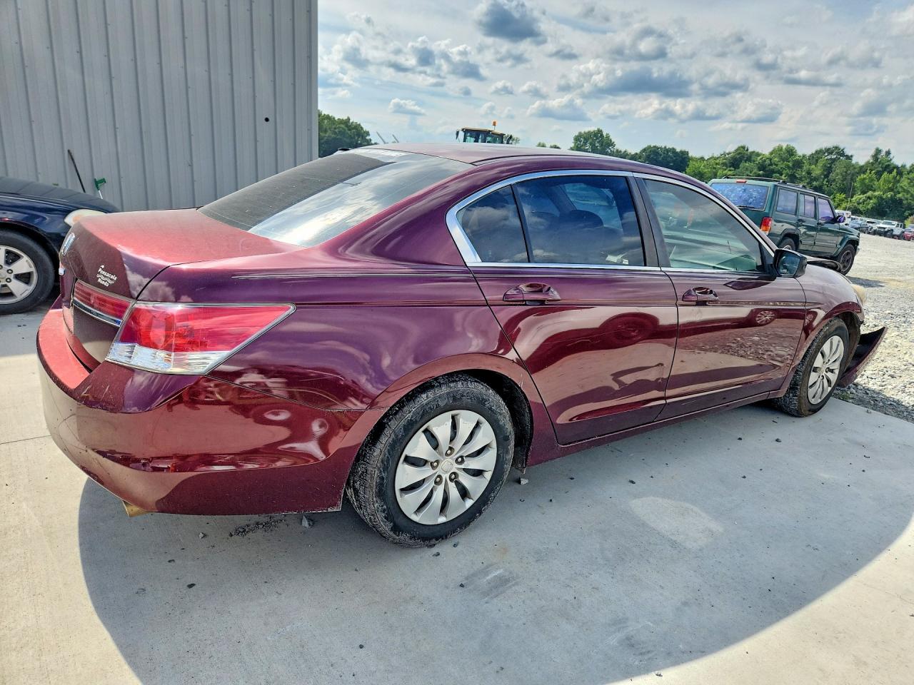 2012 Honda Accord Lx Burgundy vin: 1HGCP2F36CA104806