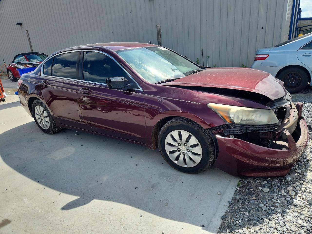 2012 Honda Accord Lx Burgundy vin: 1HGCP2F36CA104806