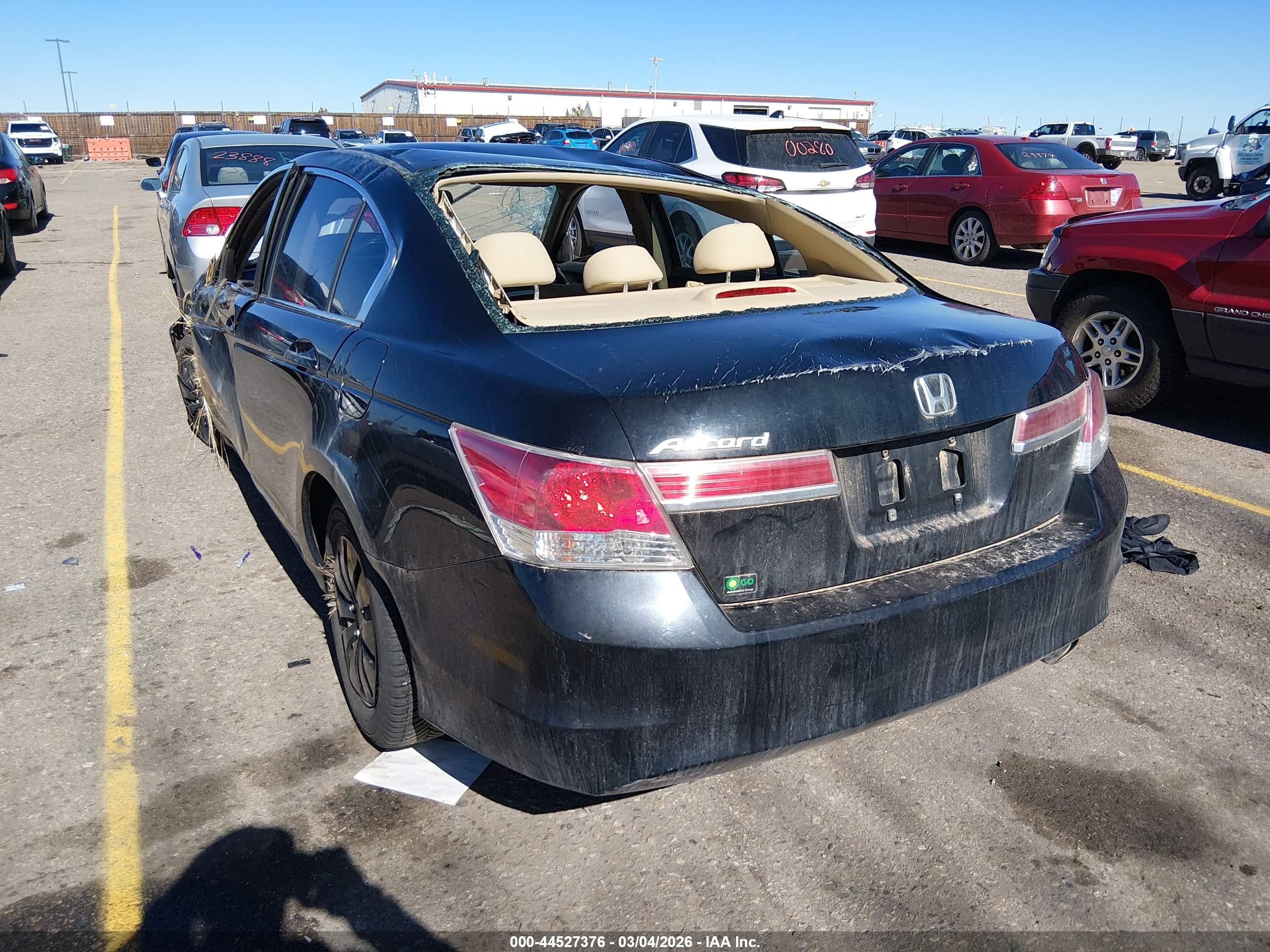 2012 Honda Accord 2.4 Lx Black vin: 1HGCP2F36CA118947