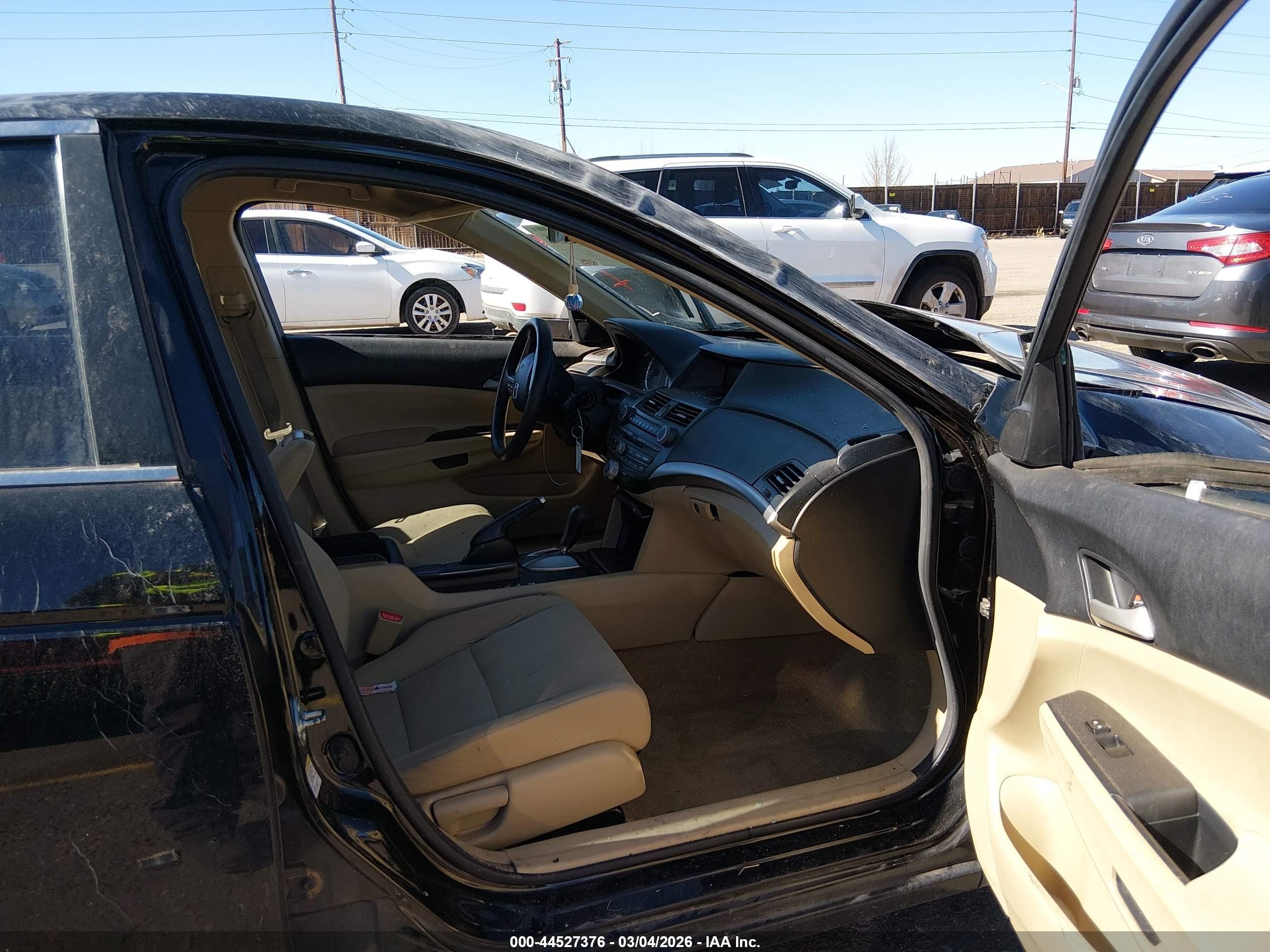 2012 Honda Accord 2.4 Lx Black vin: 1HGCP2F36CA118947