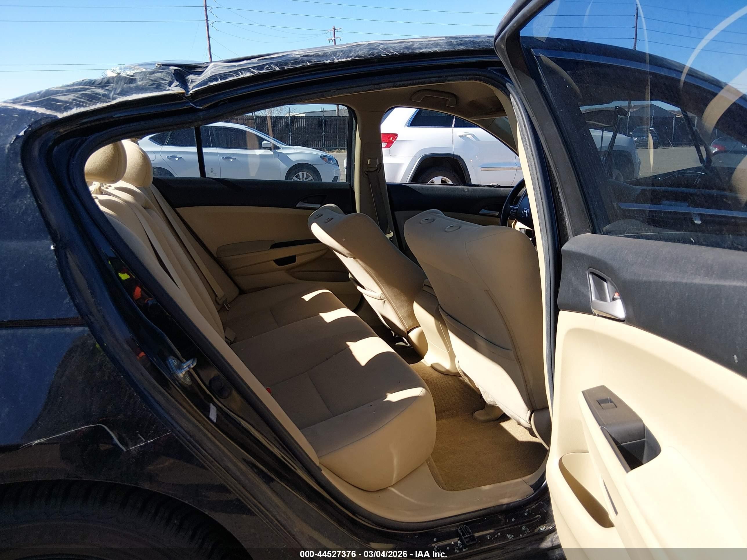 2012 Honda Accord 2.4 Lx Black vin: 1HGCP2F36CA118947