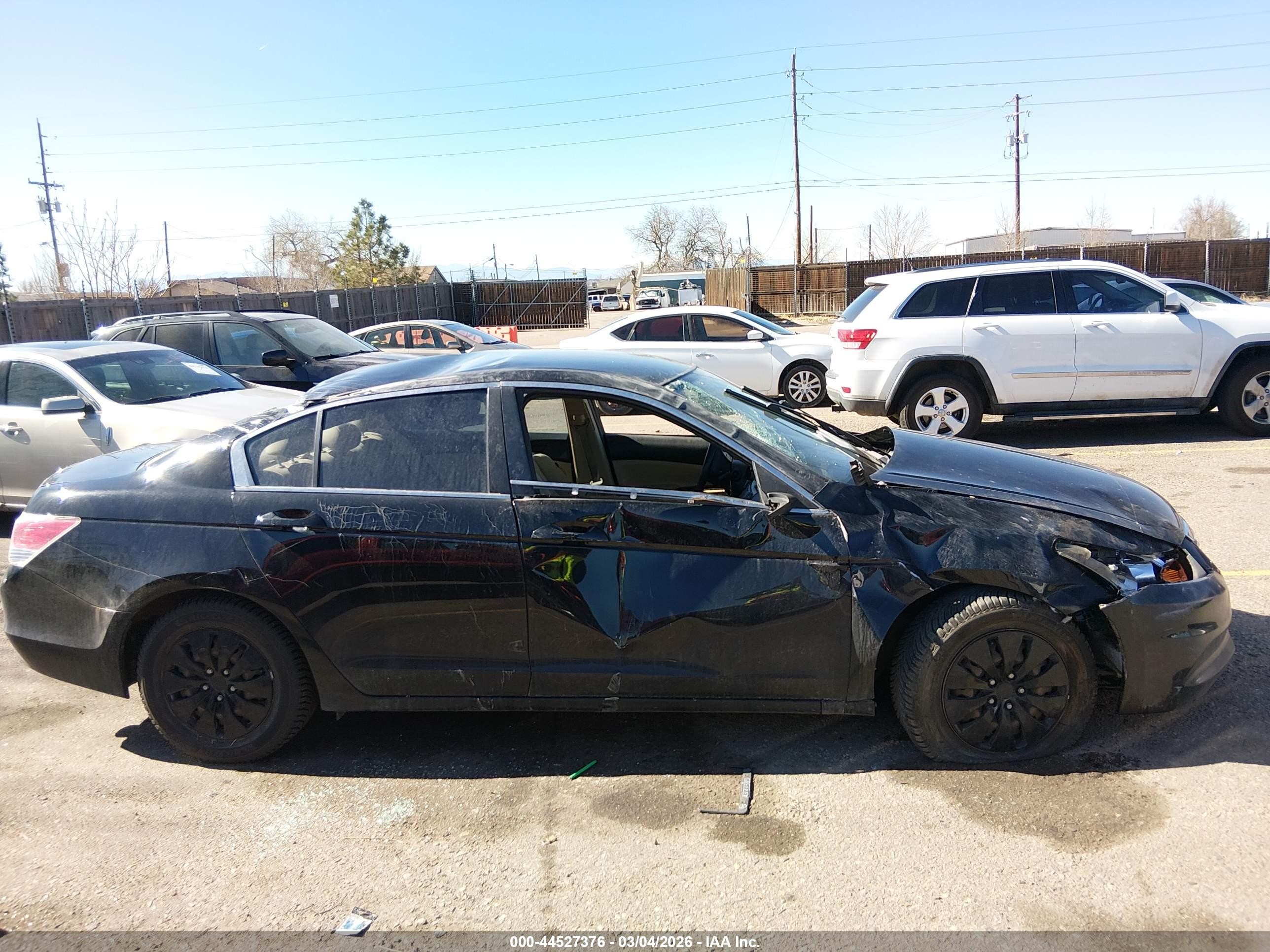 2012 Honda Accord 2.4 Lx Black vin: 1HGCP2F36CA118947