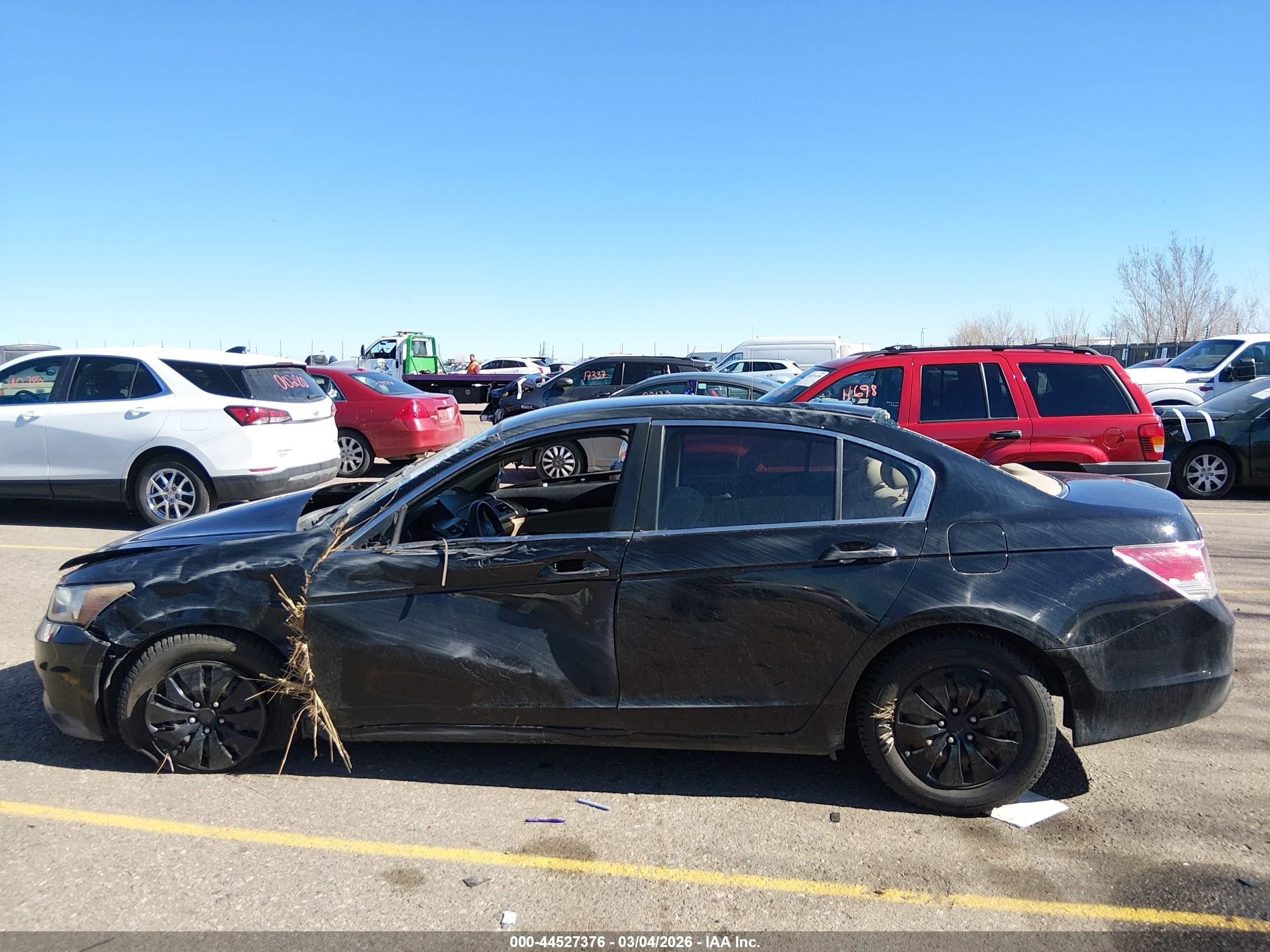 2012 Honda Accord 2.4 Lx Black vin: 1HGCP2F36CA118947