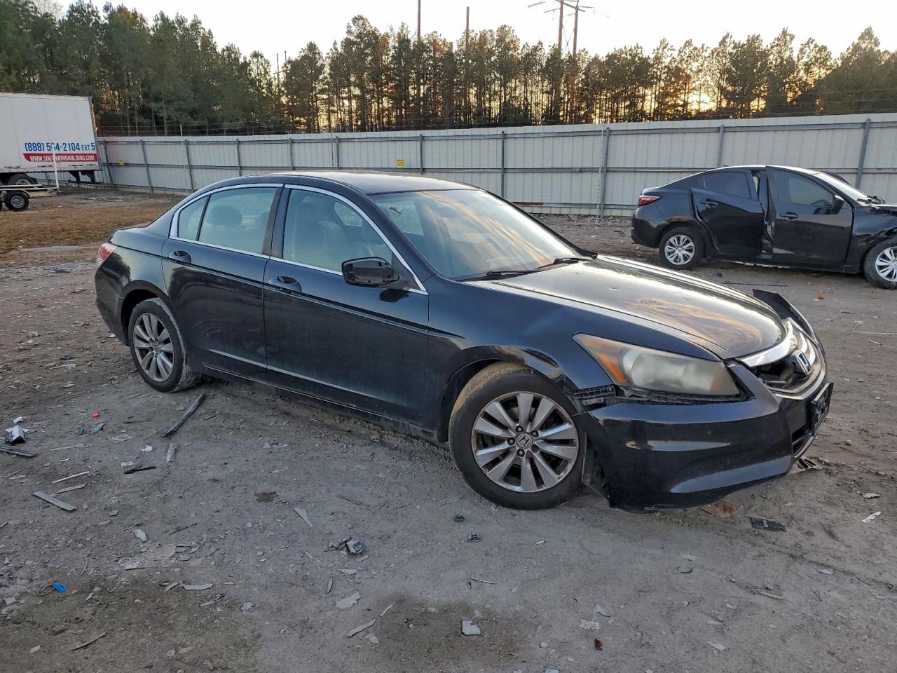 2012 Honda Accord Lx Black vin: 1HGCP2F36CA119760