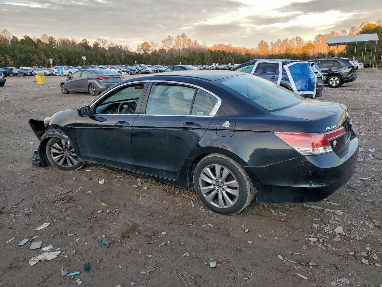 2012 Honda Accord Lx Black vin: 1HGCP2F36CA119760