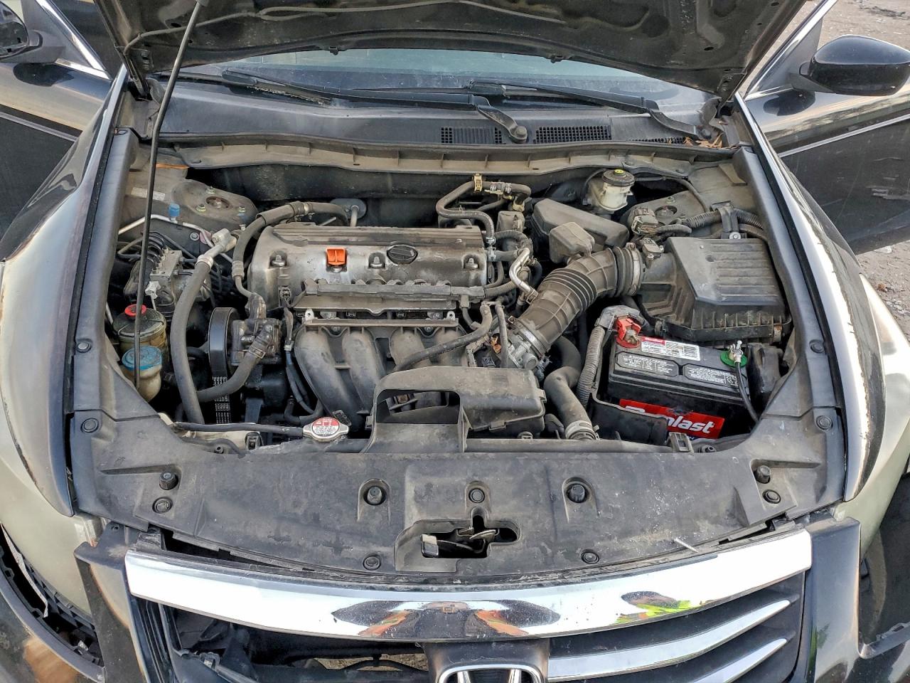 2012 Honda Accord Lx Black vin: 1HGCP2F36CA119760