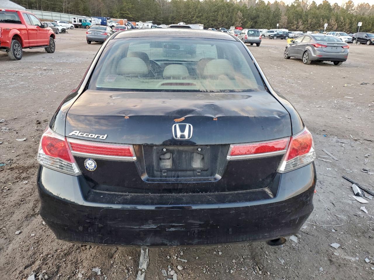 2012 Honda Accord Lx Black vin: 1HGCP2F36CA119760