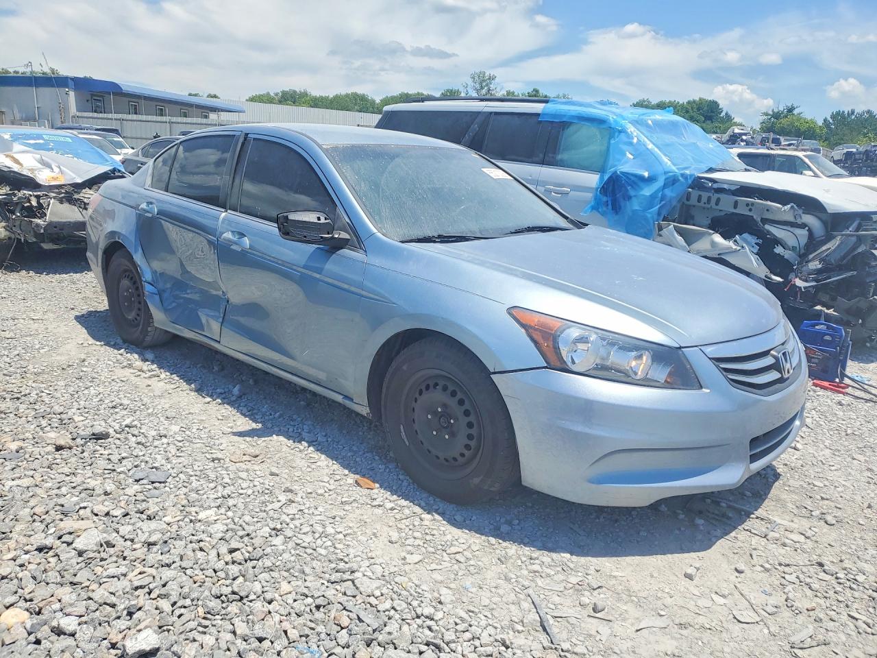 2012 Honda Accord Lx Blue vin: 1HGCP2F36CA124182