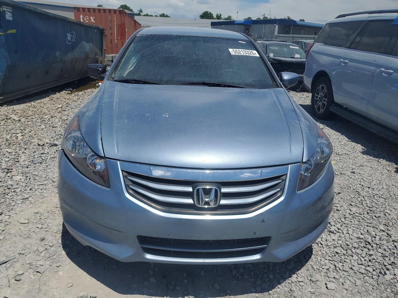 2012 Honda Accord Lx Blue vin: 1HGCP2F36CA124182