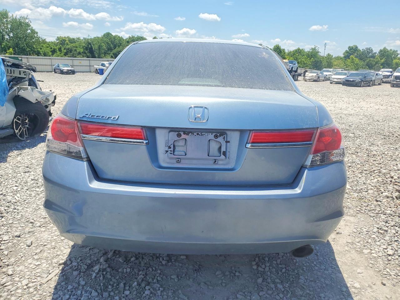 2012 Honda Accord Lx Blue vin: 1HGCP2F36CA124182