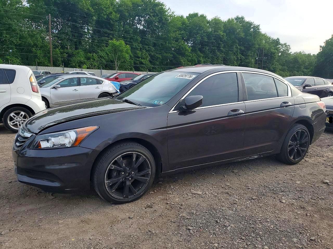 2012 Honda Accord Lx Charcoal vin: 1HGCP2F36CA129625