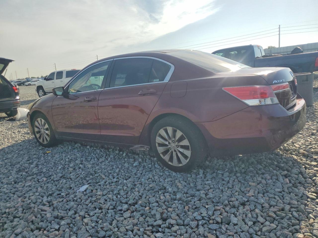 2012 Honda Accord Lx Burgundy vin: 1HGCP2F36CA144464
