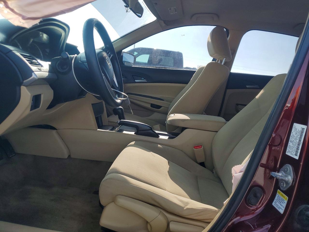 2012 Honda Accord Lx Burgundy vin: 1HGCP2F36CA144464