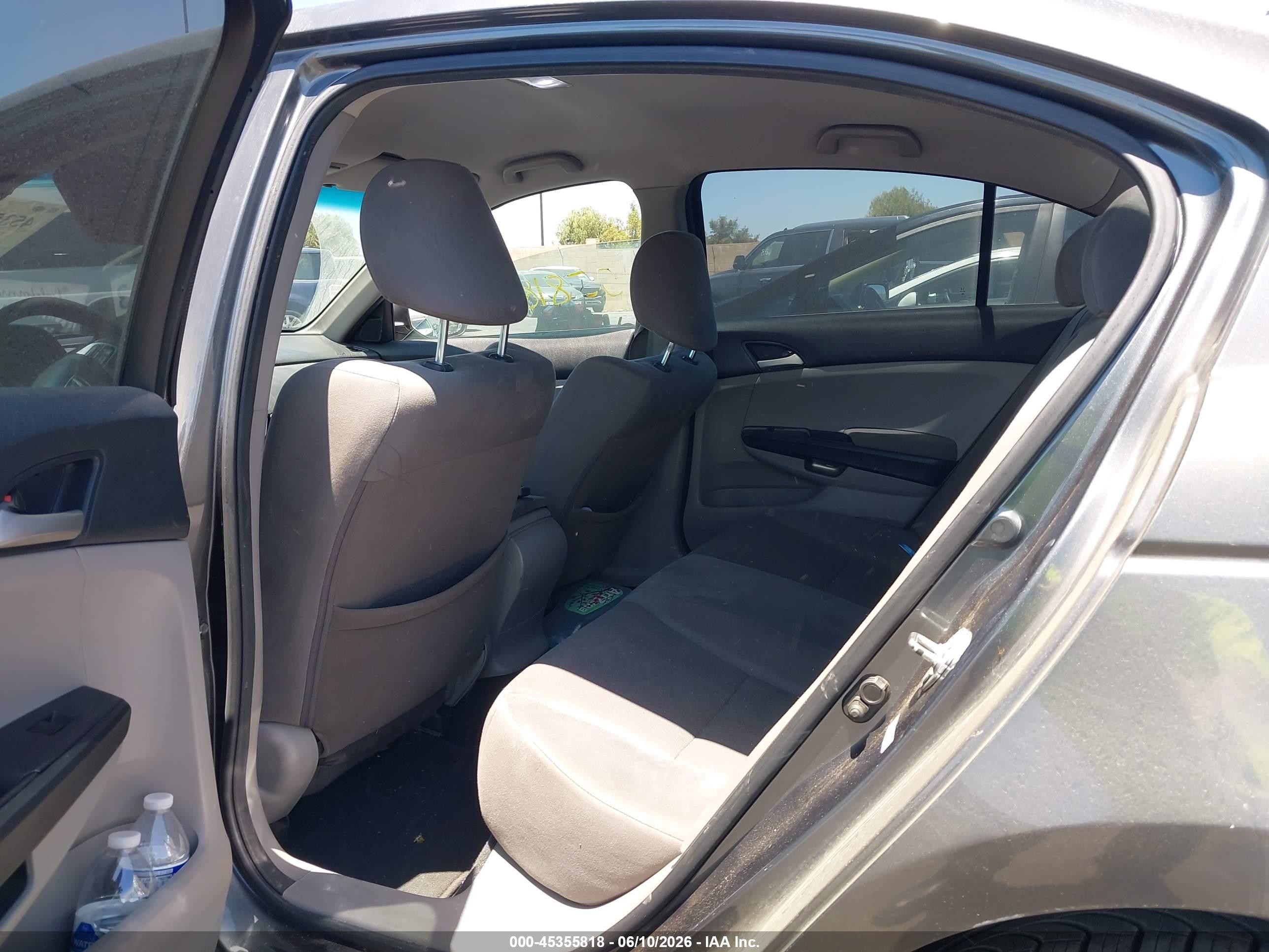 2012 Honda Accord 2.4 Lx Gray vin: 1HGCP2F36CA152922