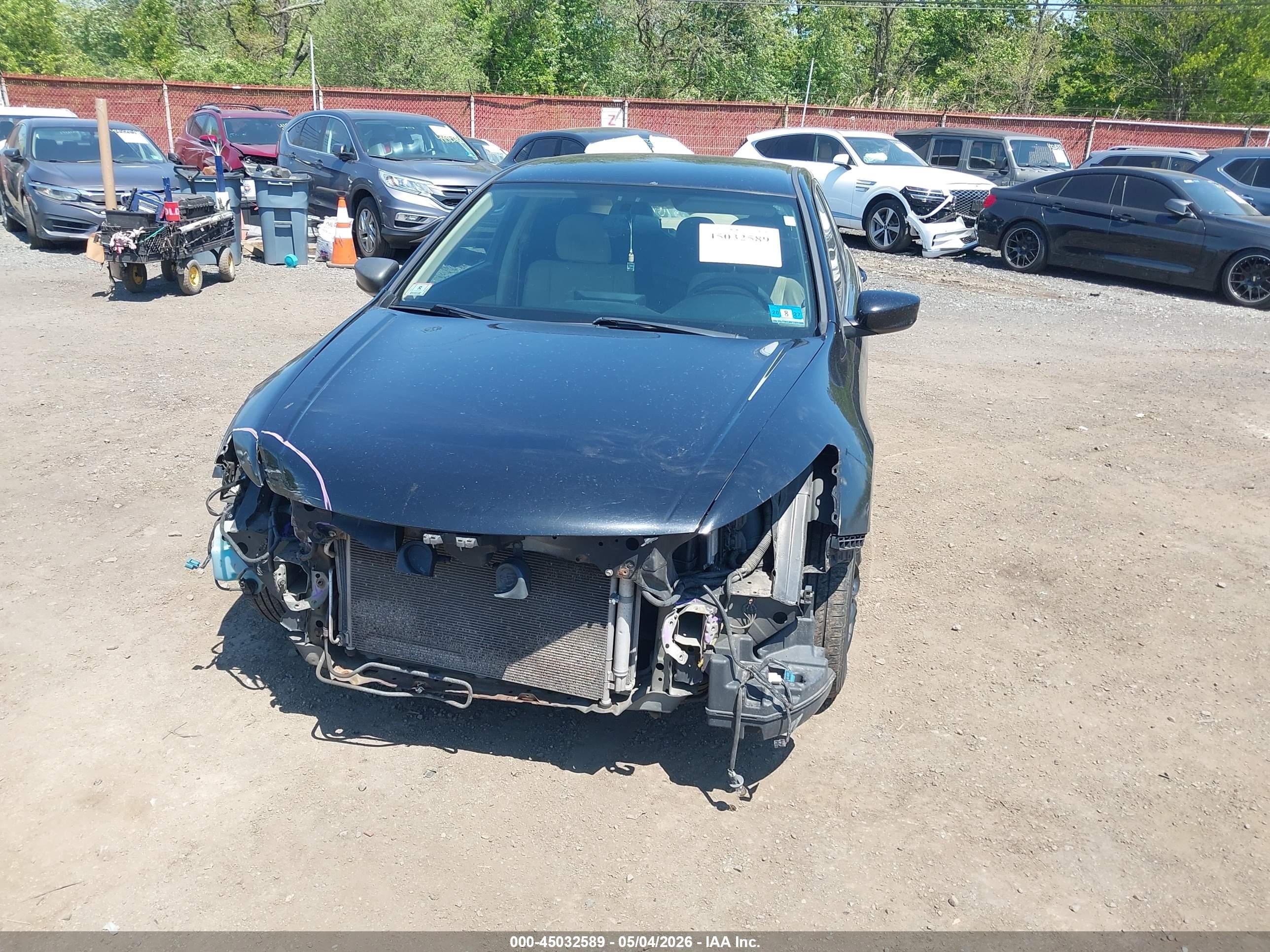 2012 Honda Accord 2.4 Lx Black vin: 1HGCP2F36CA153584