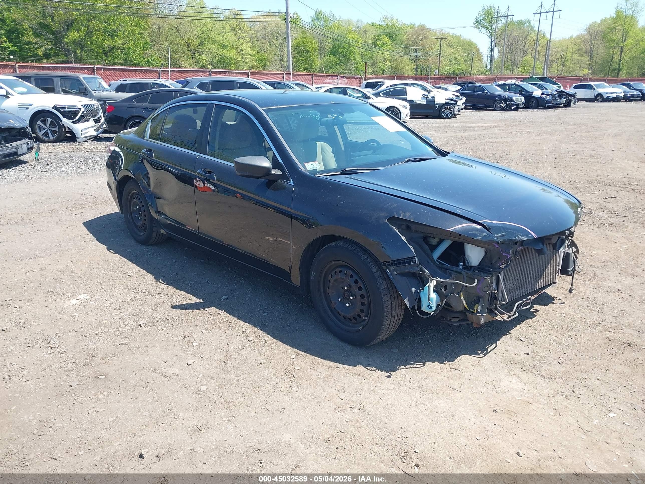 2012 Honda Accord 2.4 Lx Black vin: 1HGCP2F36CA153584