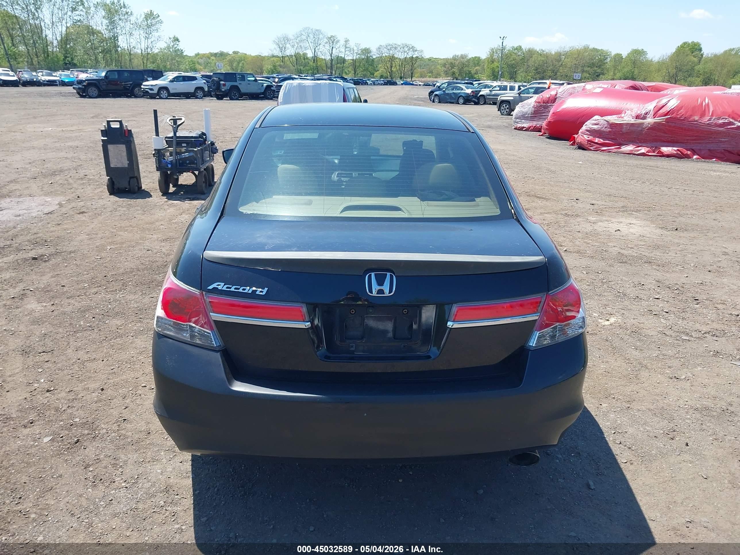 2012 Honda Accord 2.4 Lx Black vin: 1HGCP2F36CA153584