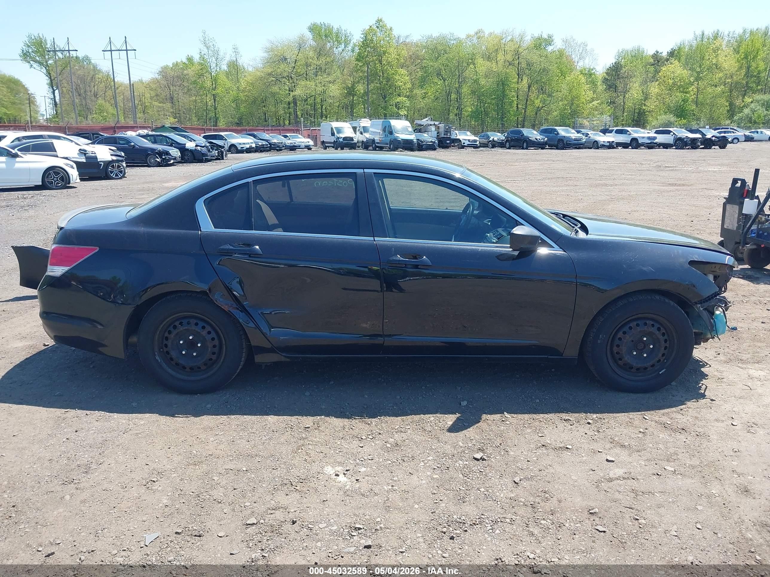 2012 Honda Accord 2.4 Lx Black vin: 1HGCP2F36CA153584