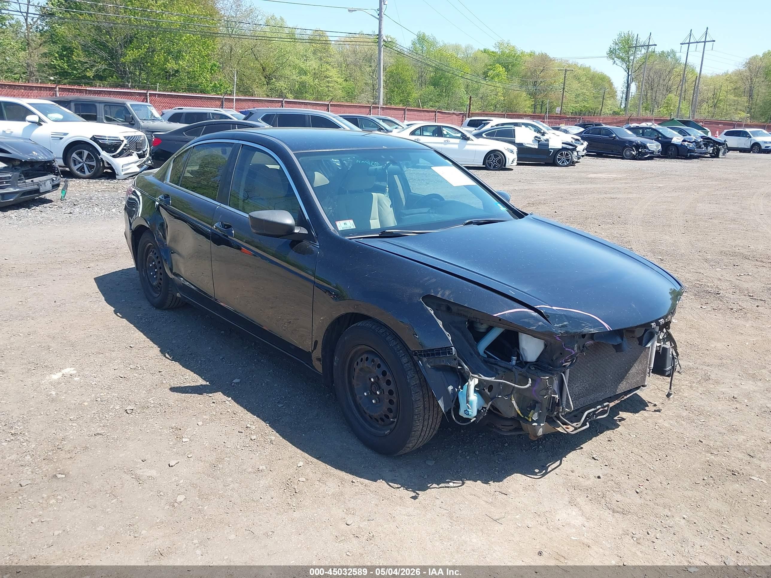 2012 Honda Accord 2.4 Lx Black vin: 1HGCP2F36CA153584