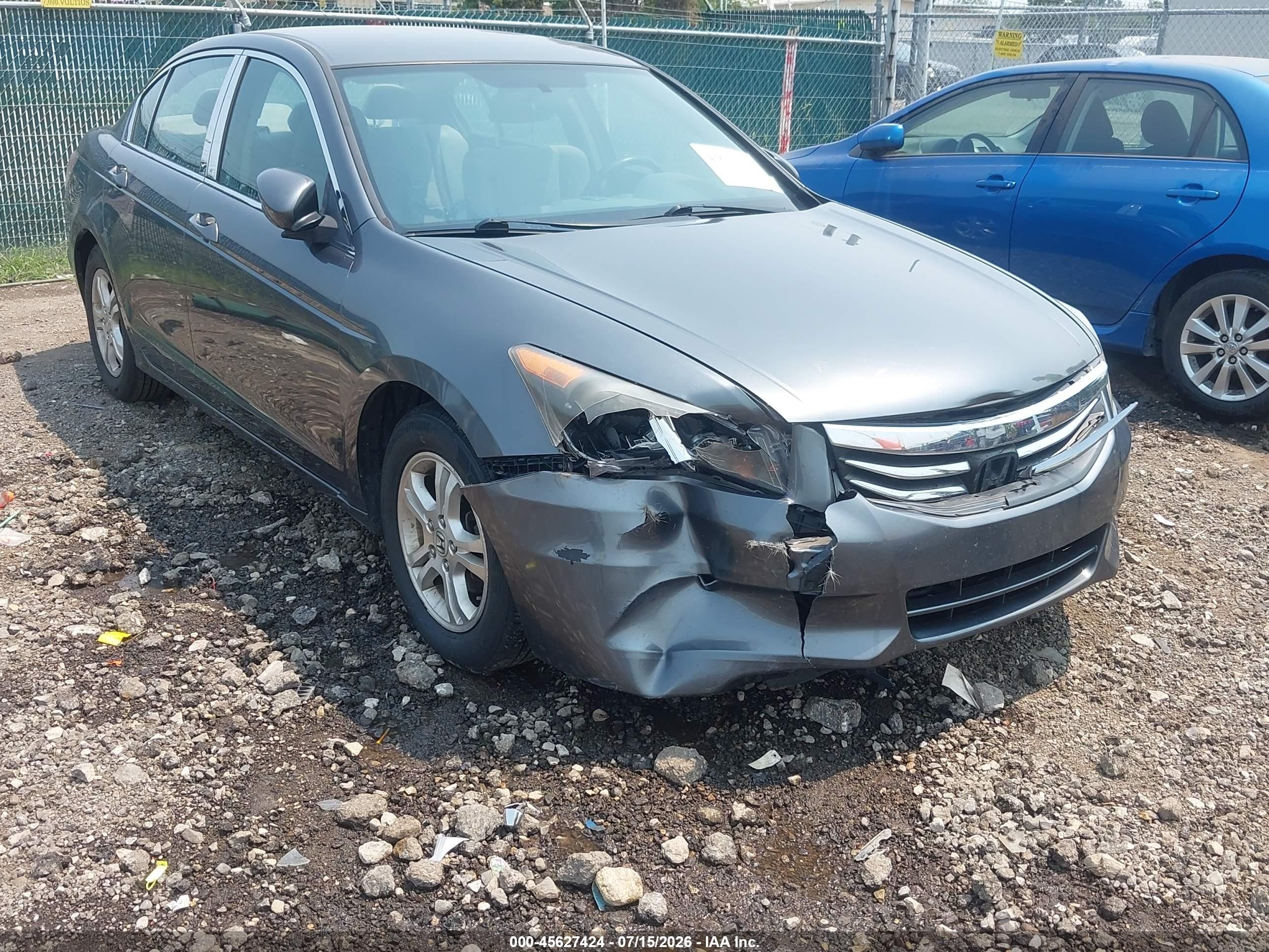 2012 Honda Accord Sdn Lx Серый vin: 1HGCP2F36CA166593