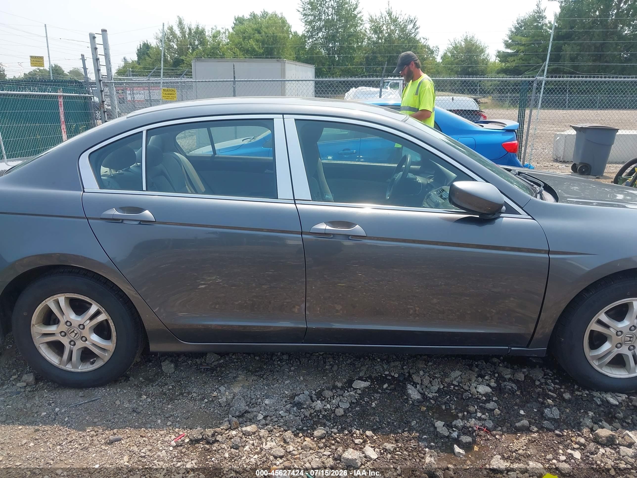 2012 Honda Accord Sdn Lx Серый vin: 1HGCP2F36CA166593