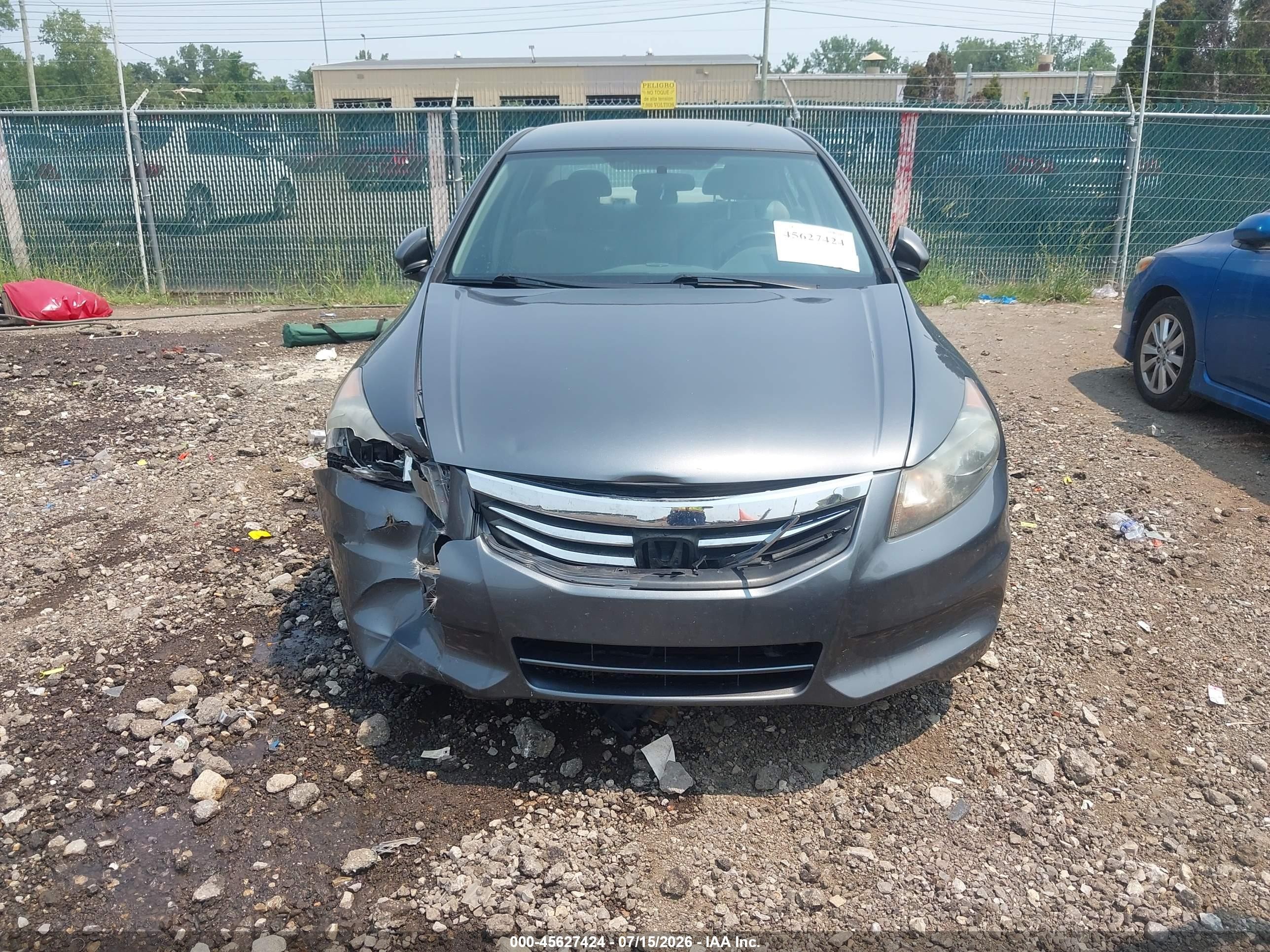 2012 Honda Accord Sdn Lx Серый vin: 1HGCP2F36CA166593